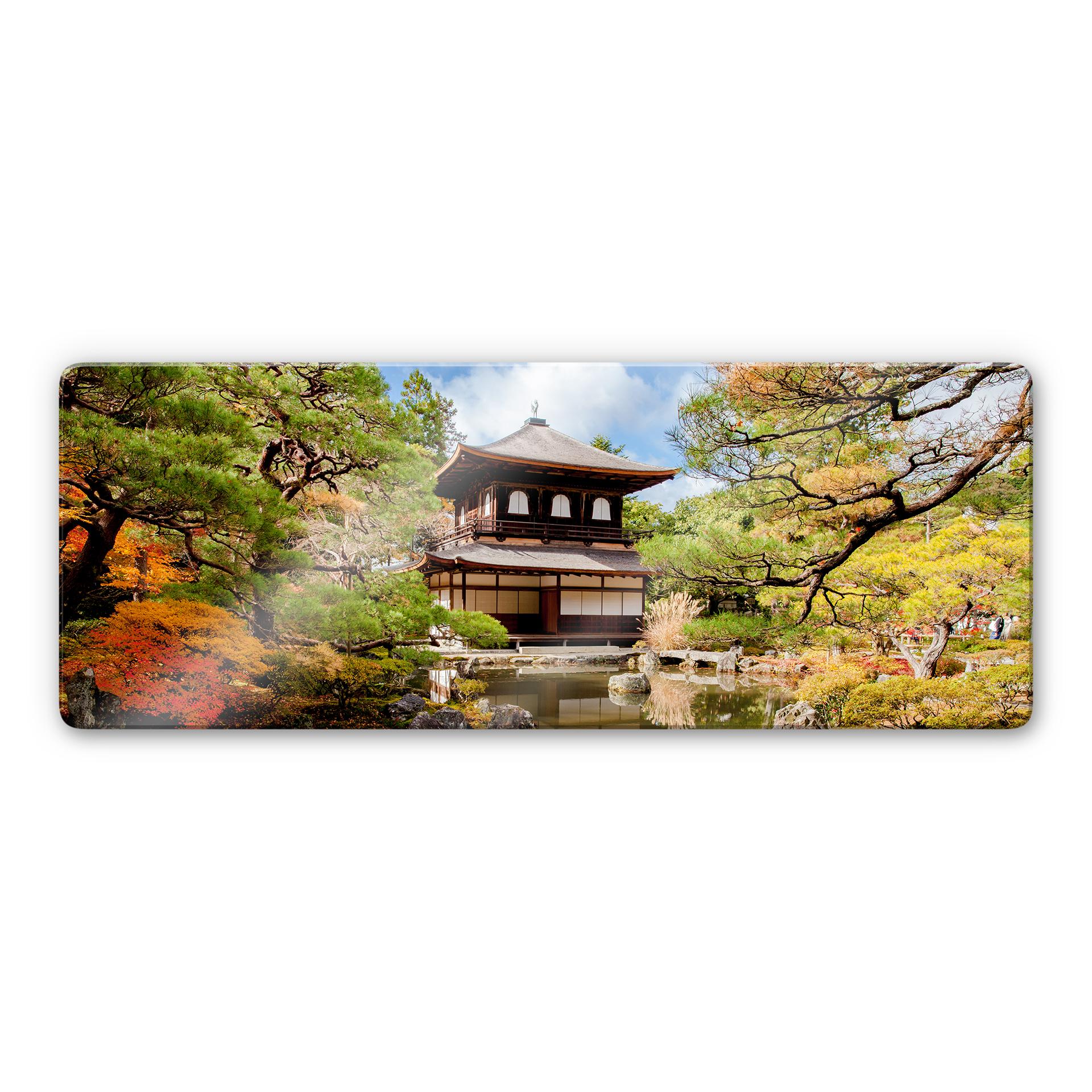Tableau en verre - Temple japonais 2 - Panorama
