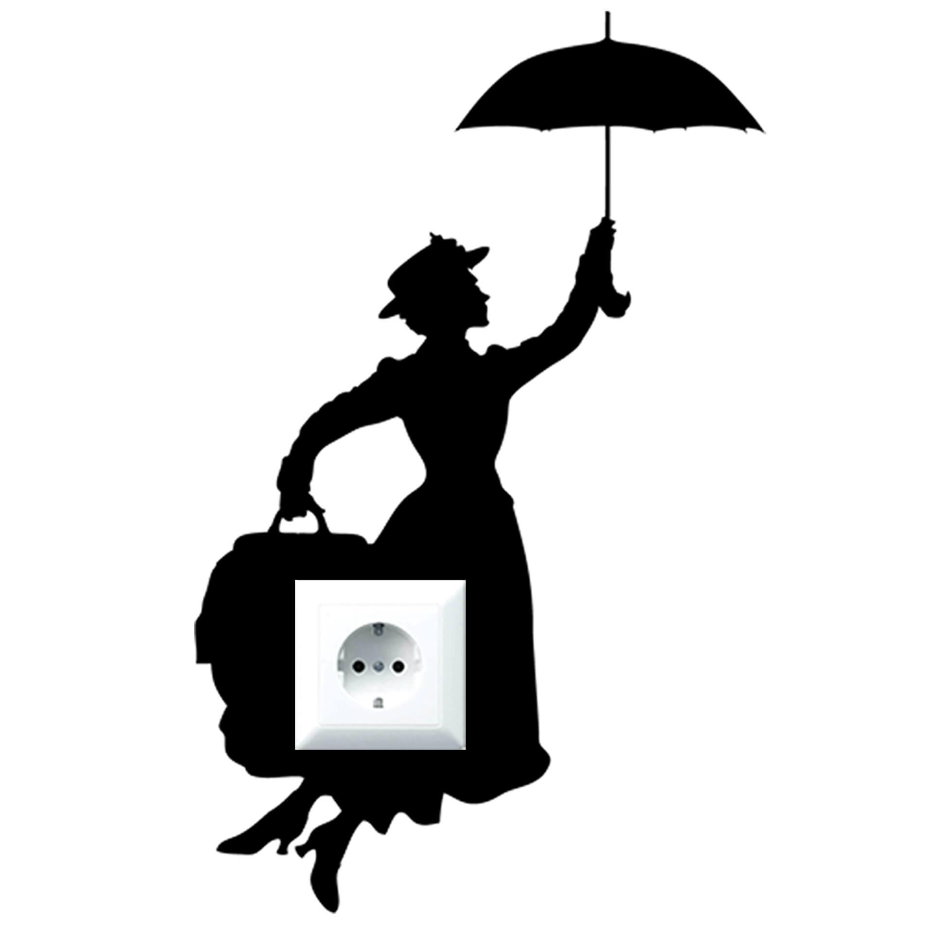 Adesivo murale - Mary Poppins