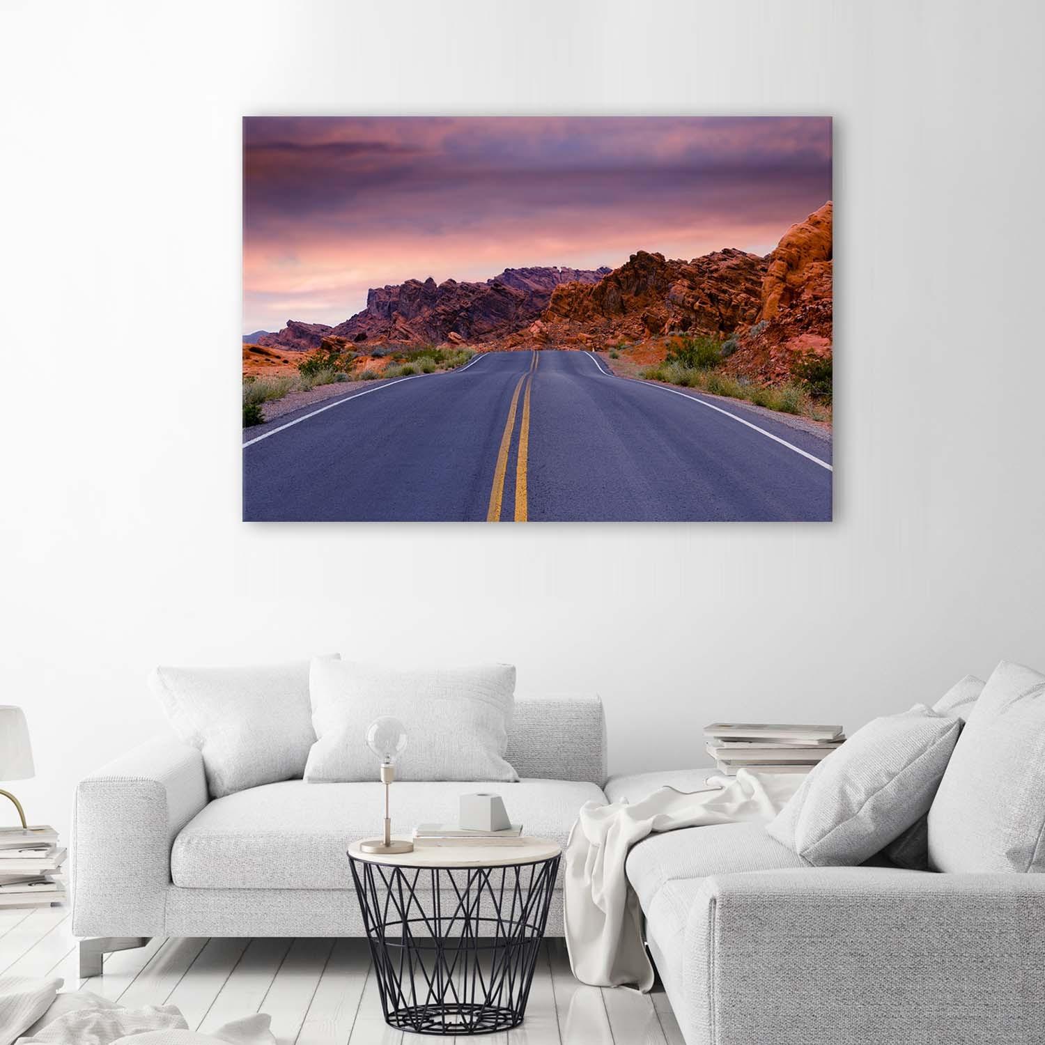 Canvasbillede, Route 66