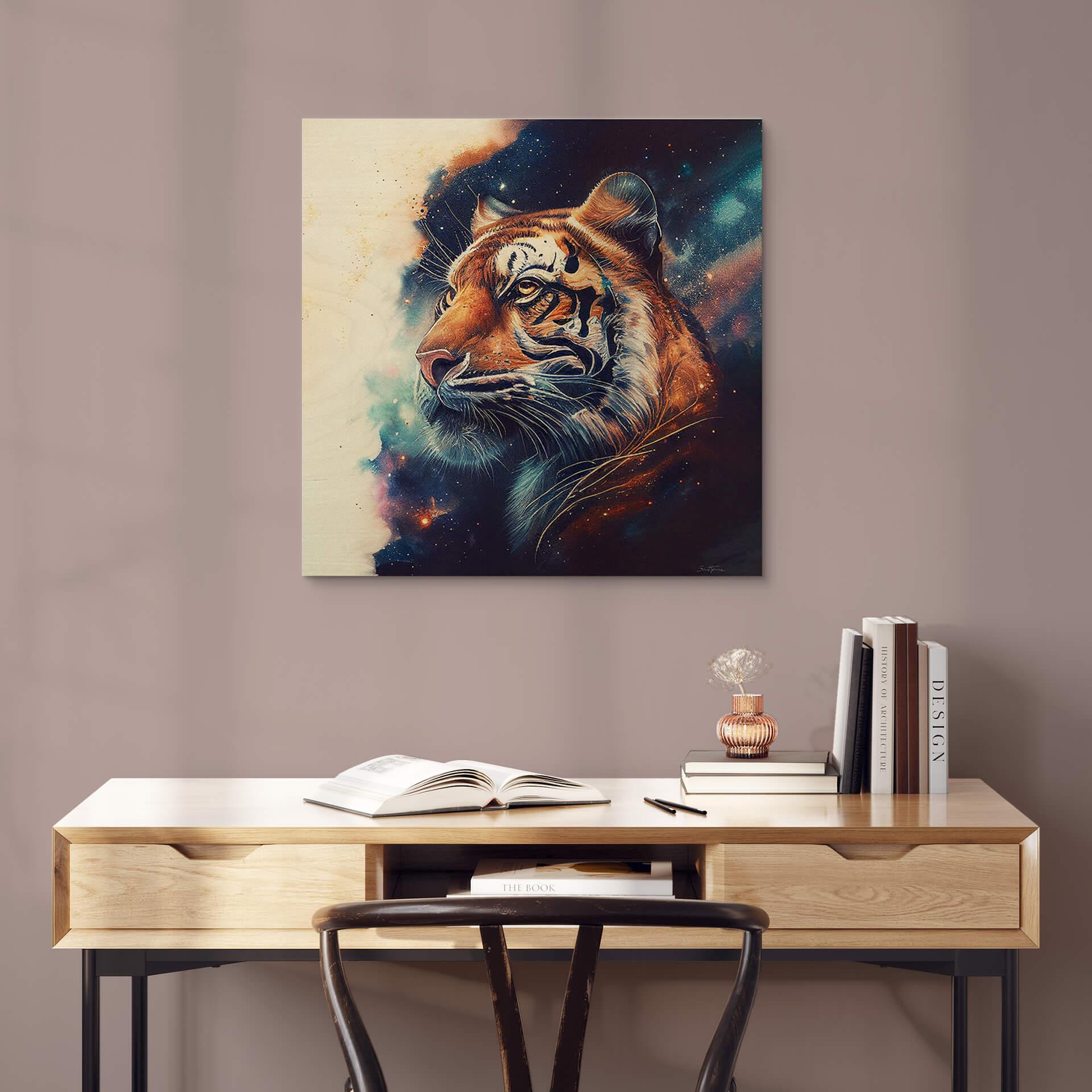 Træplakat Heine - Starry Tiger