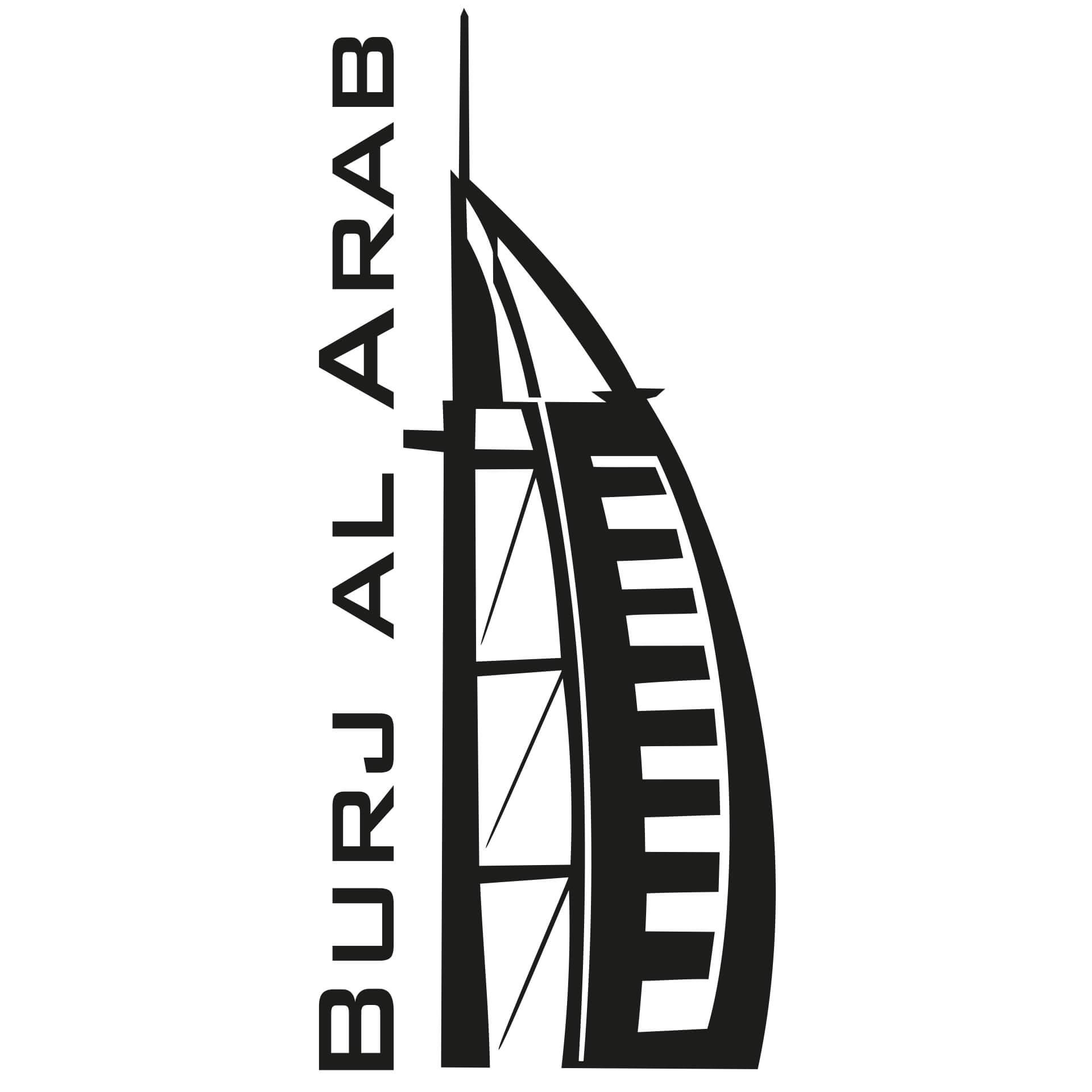 Wandtattoo Burj Al Arab