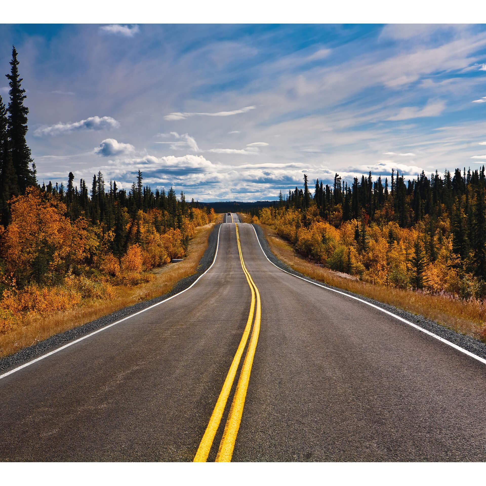 Fotobehang Road Trip