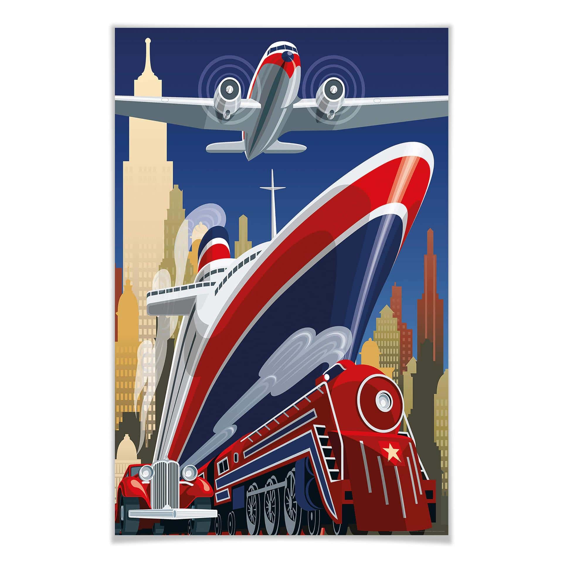 Giant Art® XXL-Poster Point of Departure - 115x175 cm