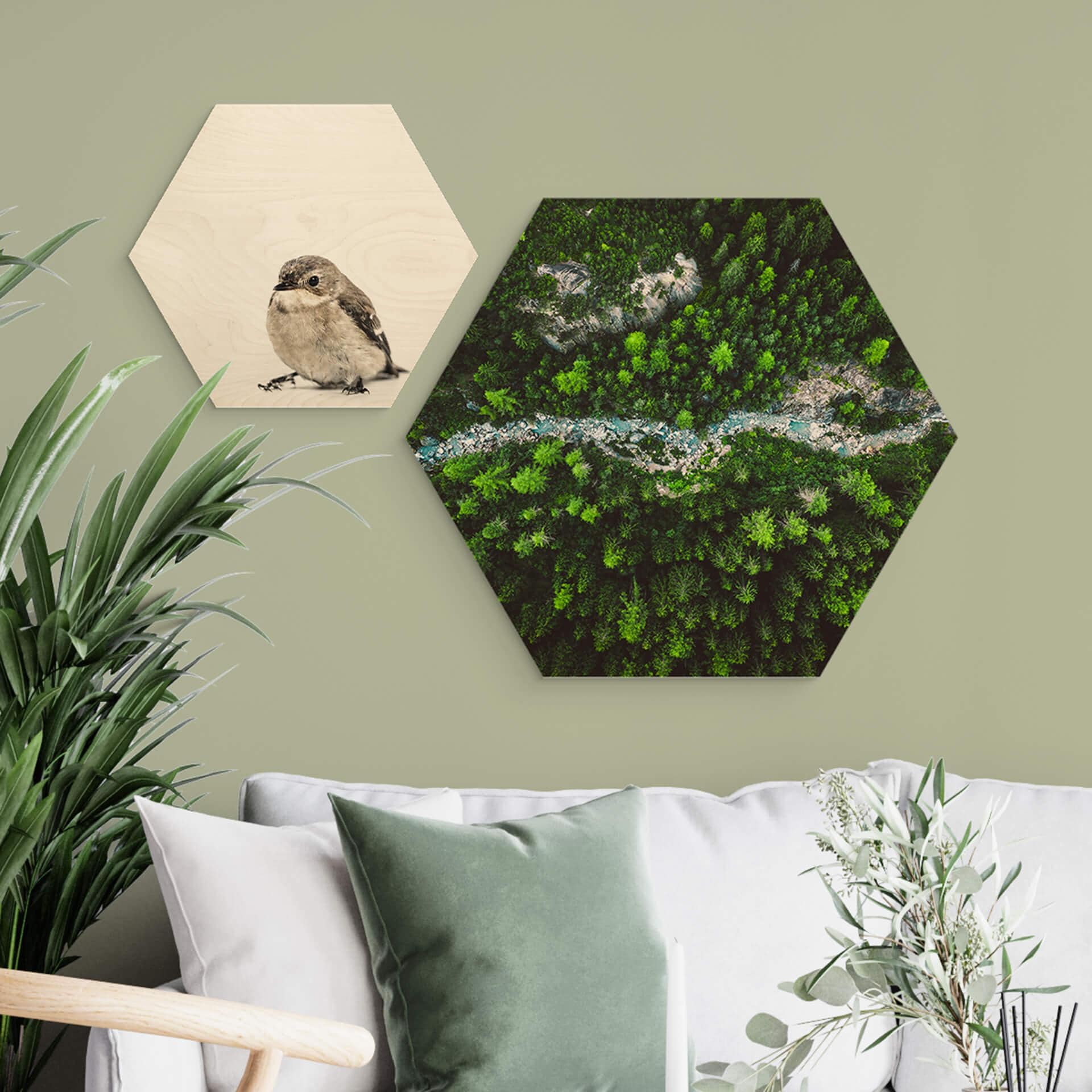 Hexagon Hout Murko - Moeder Natuur