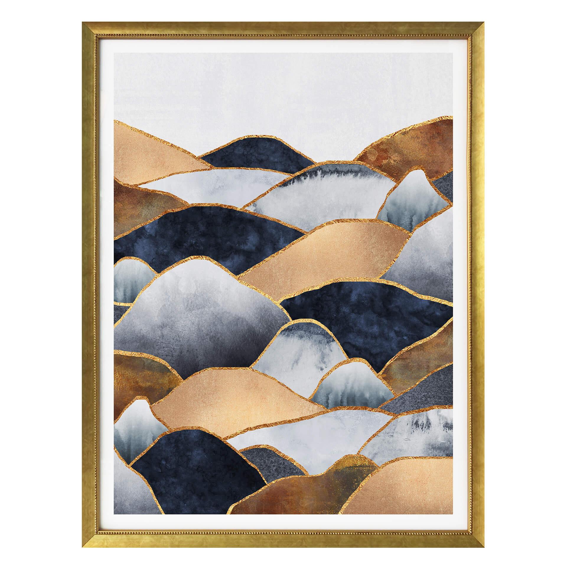 Frederiksson Plakat - Golden Hills - Gyldne Bakker