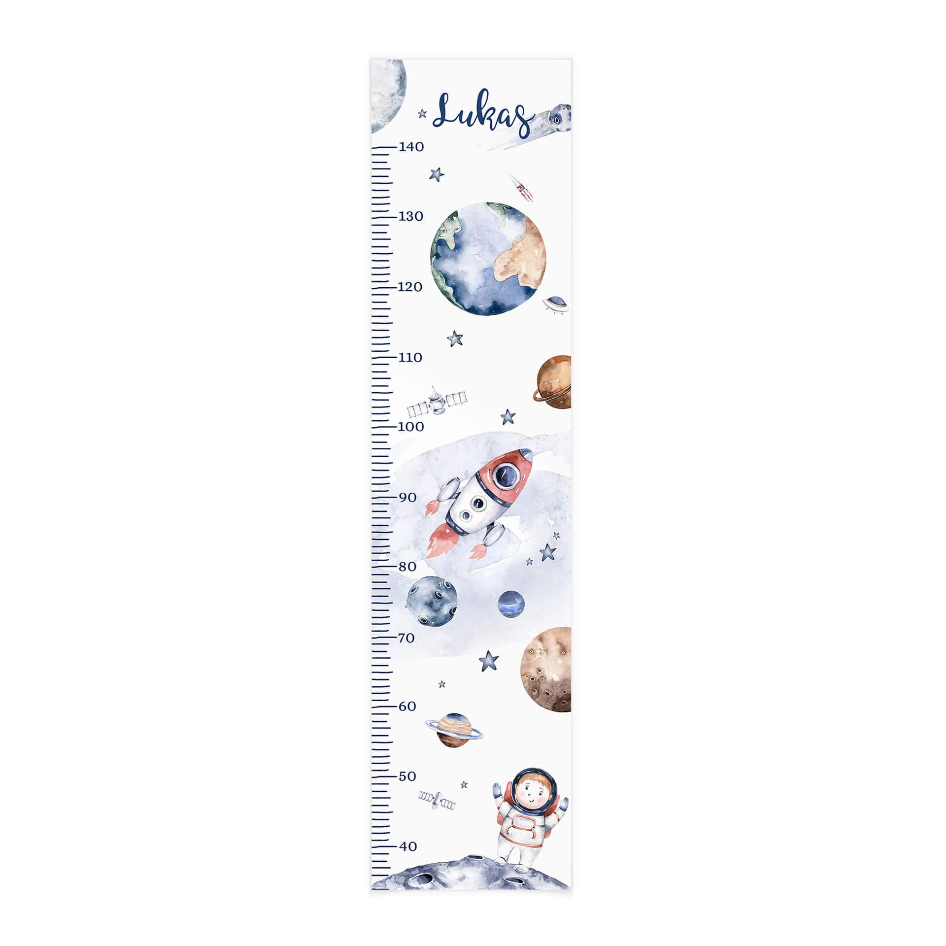Textielposter Gepersonaliseerd Kvilis - Ruimte - 30x120 cm