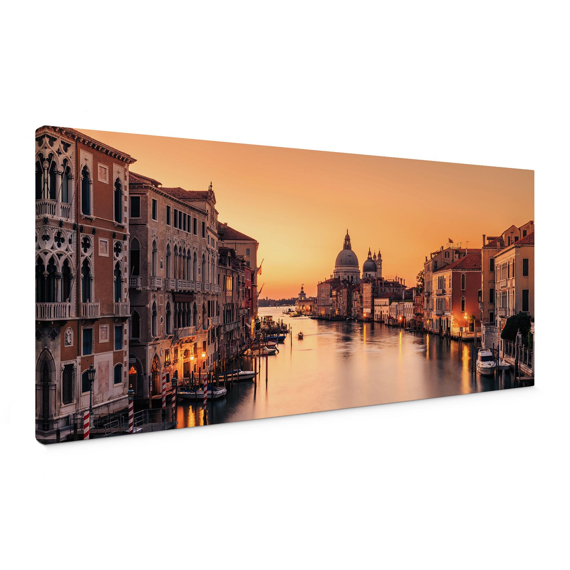 Lærredsprint - Solnedgang i Venedig - Zhang