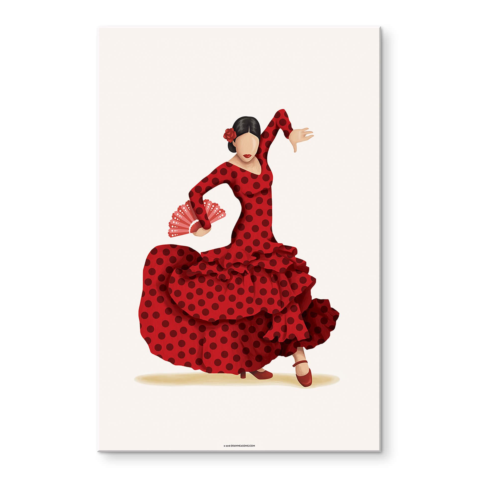 Akrylbillede Tohmé - Flamenco
