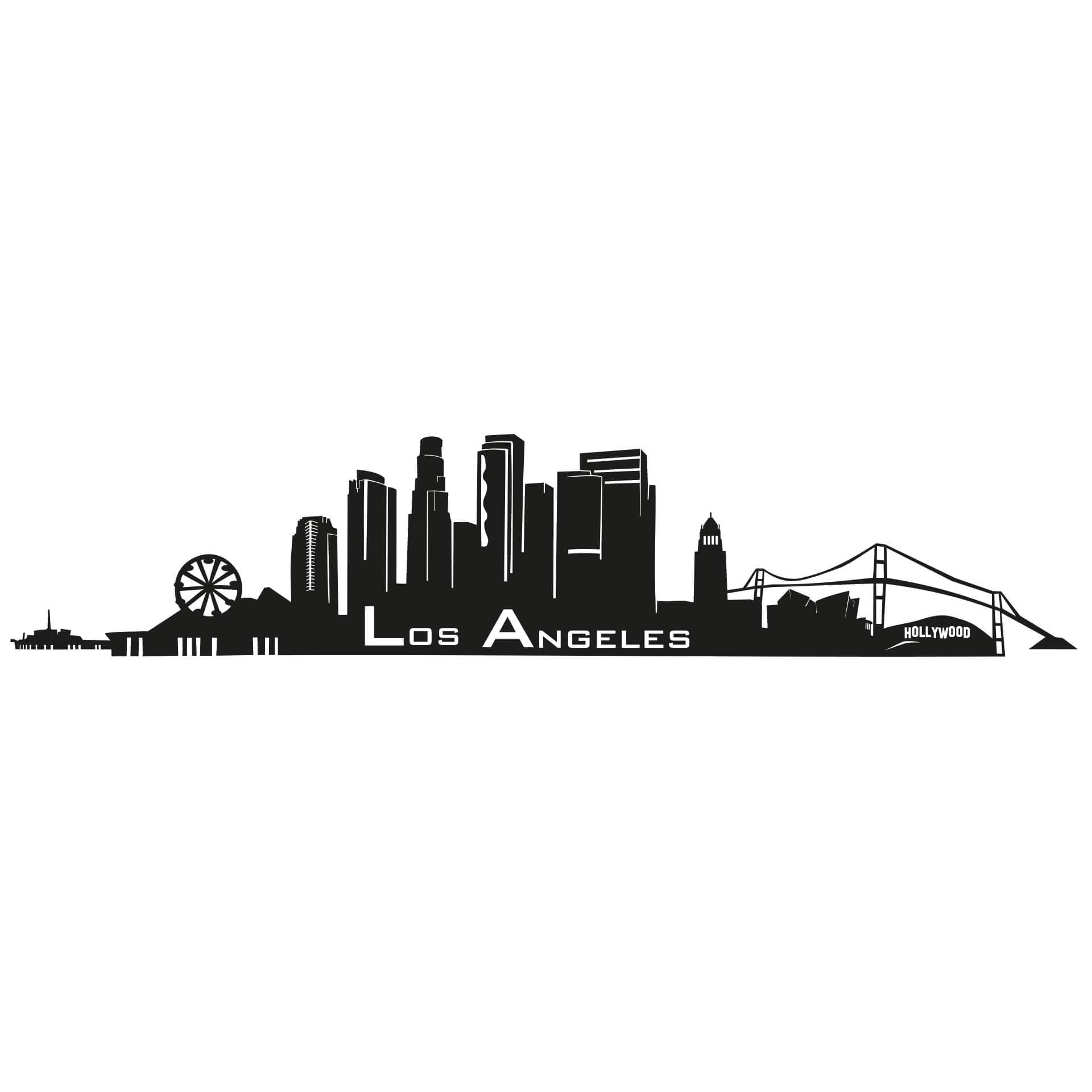 Wallsticker Los Angeles udsigt