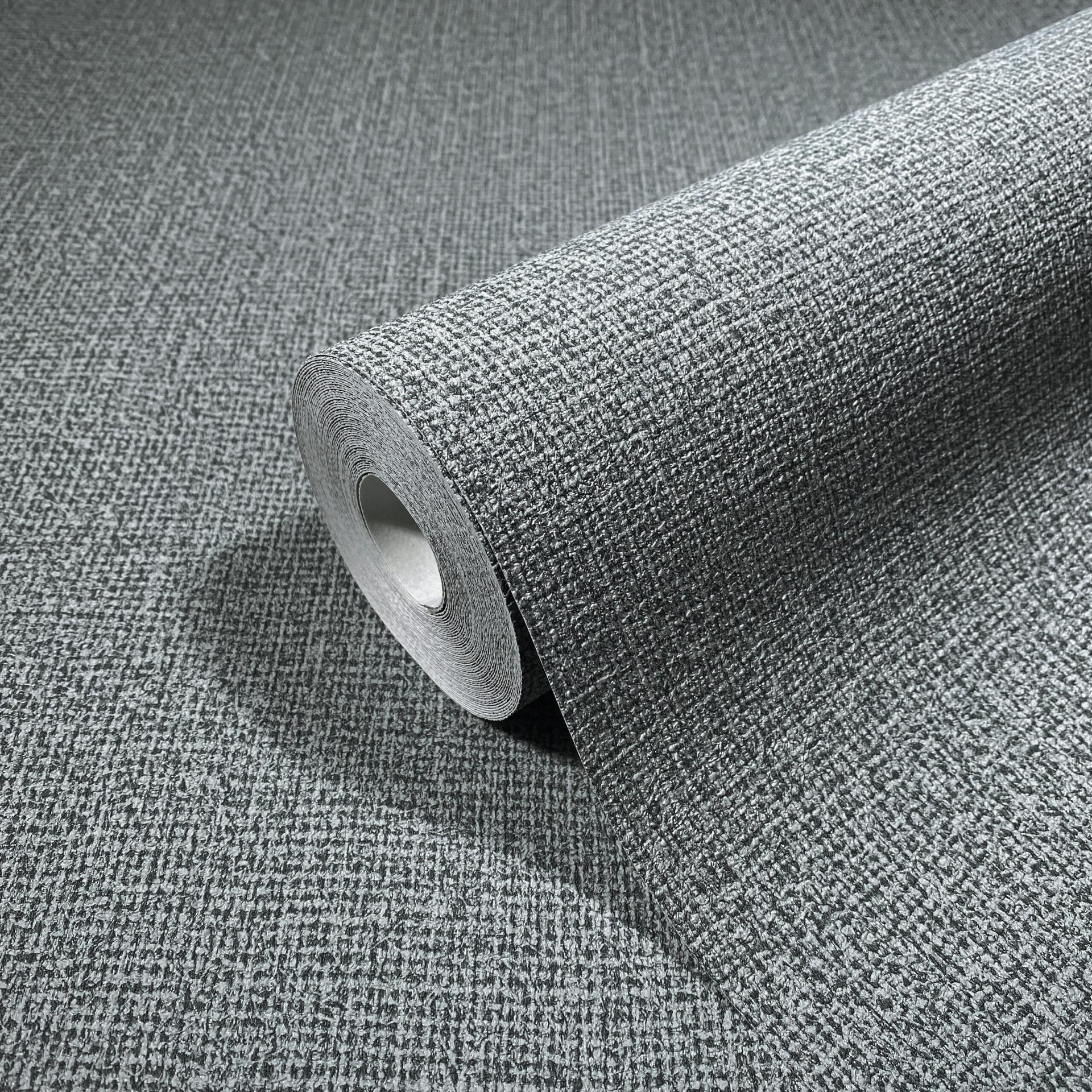 Non-woven tekstil tapet ensfarvet grøn tekstur