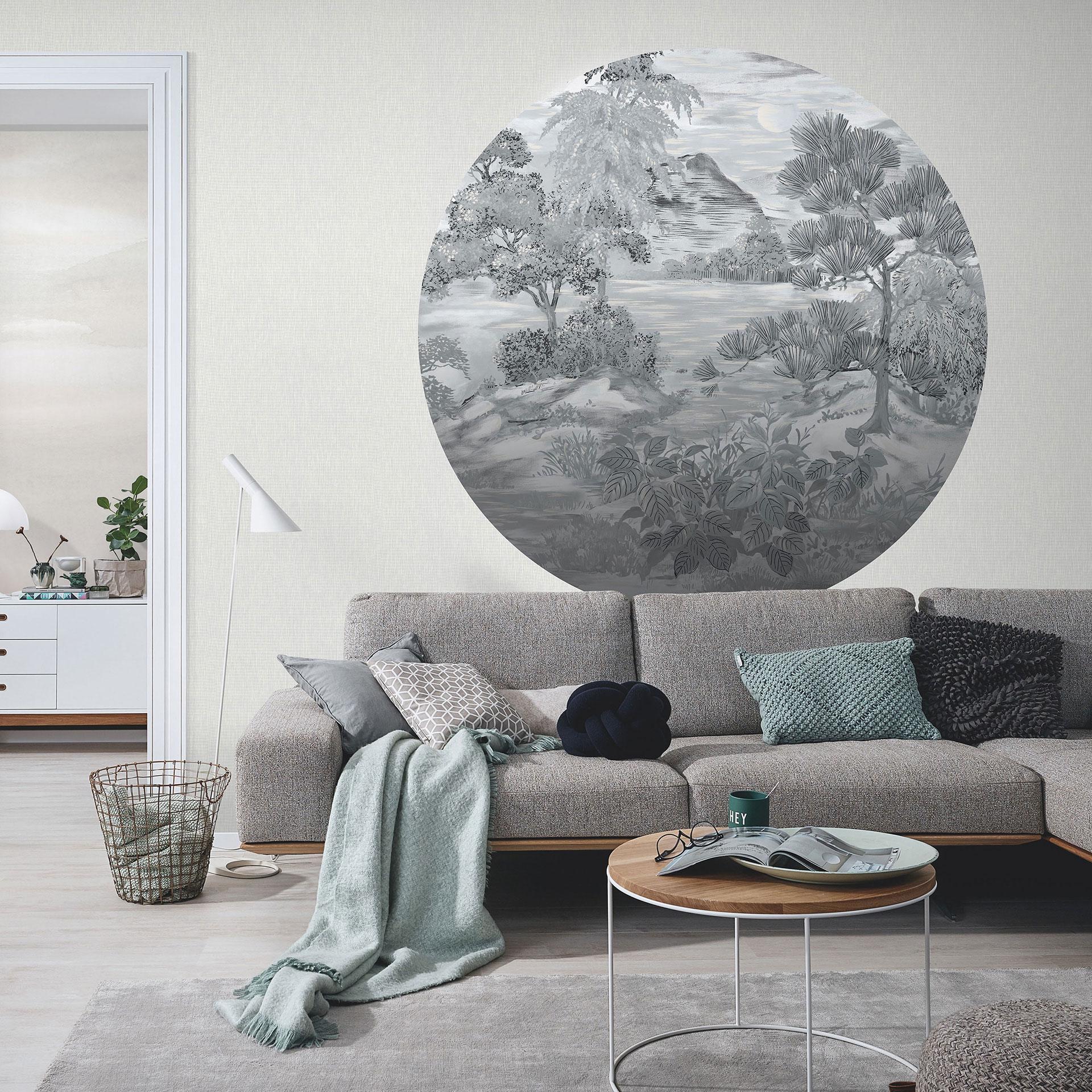 Fujiyama digital tapet i 1,4 m x 1,4 m Fashion for Walls 4 af Guido Maria Kretschmer
