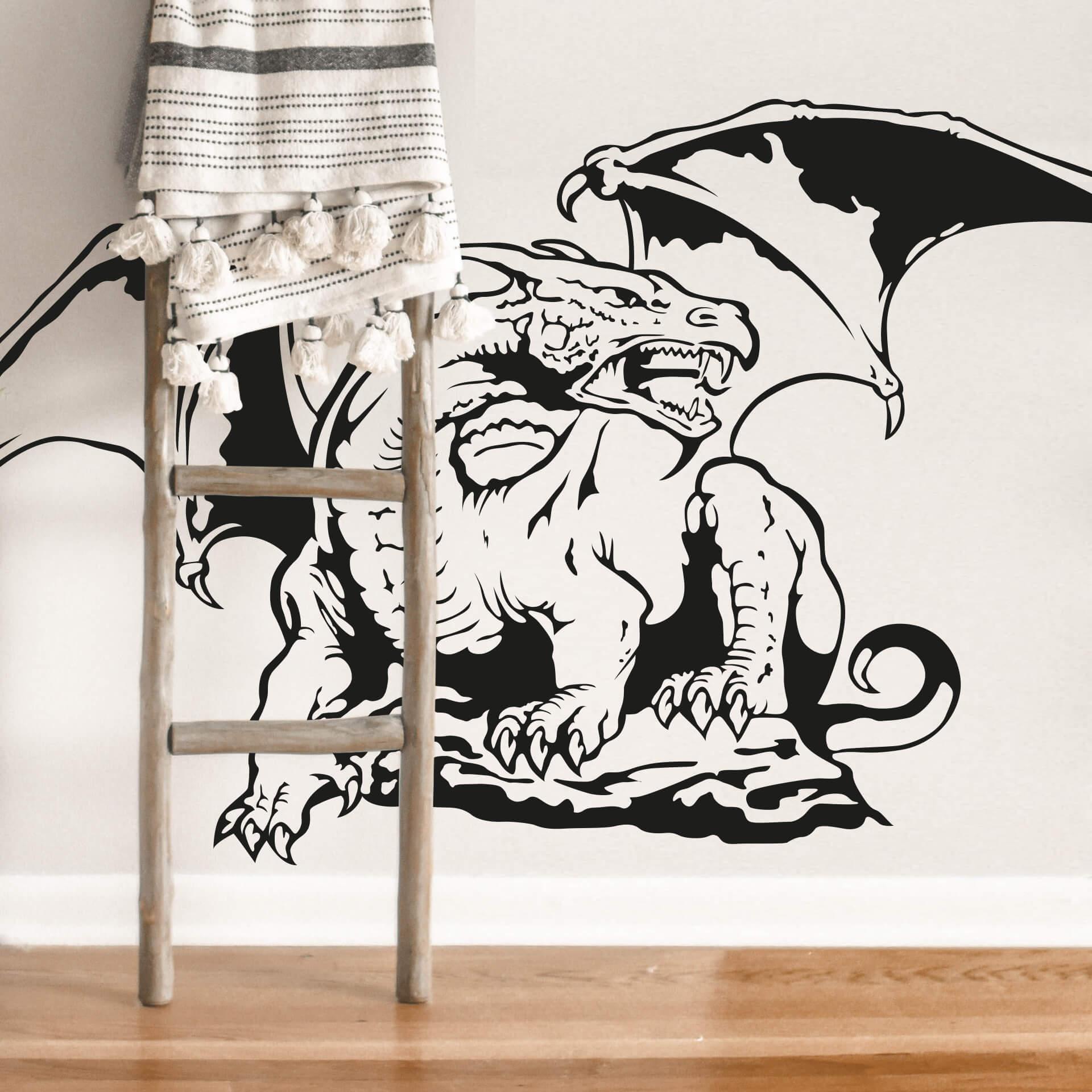 Wallsticker - Eventyr Dragen