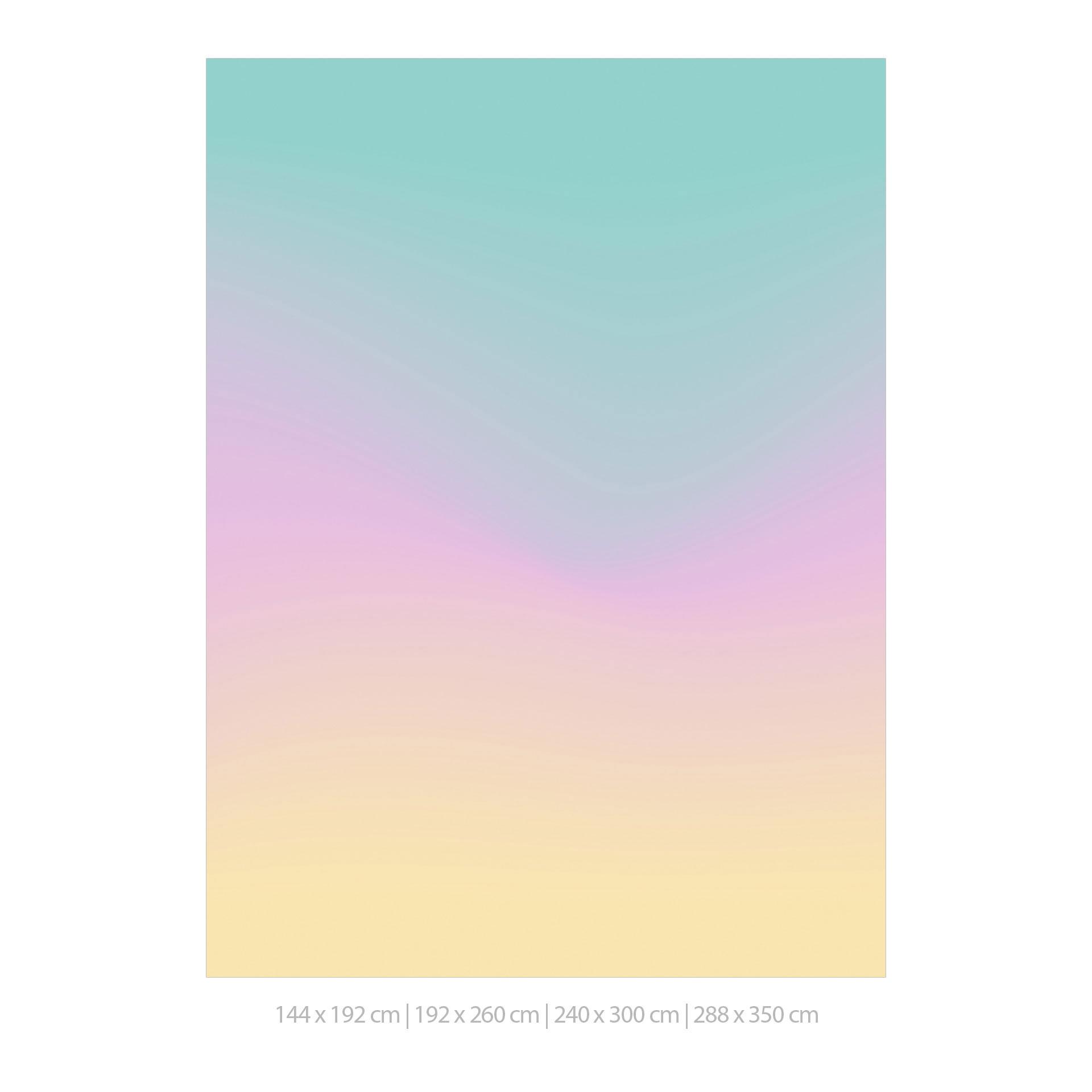 Fotobehang Ombre - Kleurrijke pastel hemel