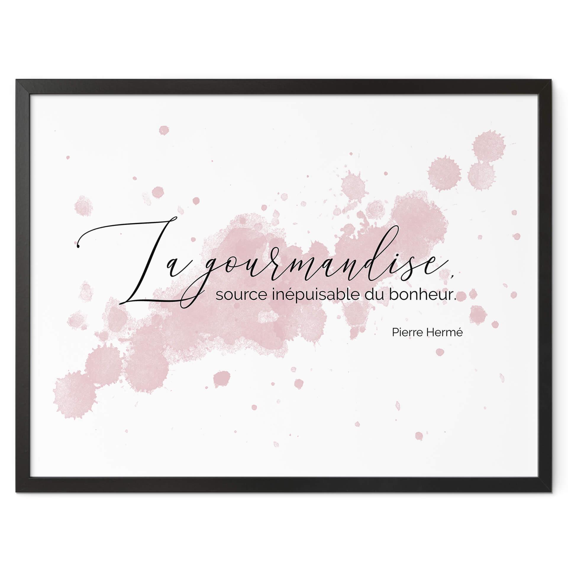 Póster La gourmandise
