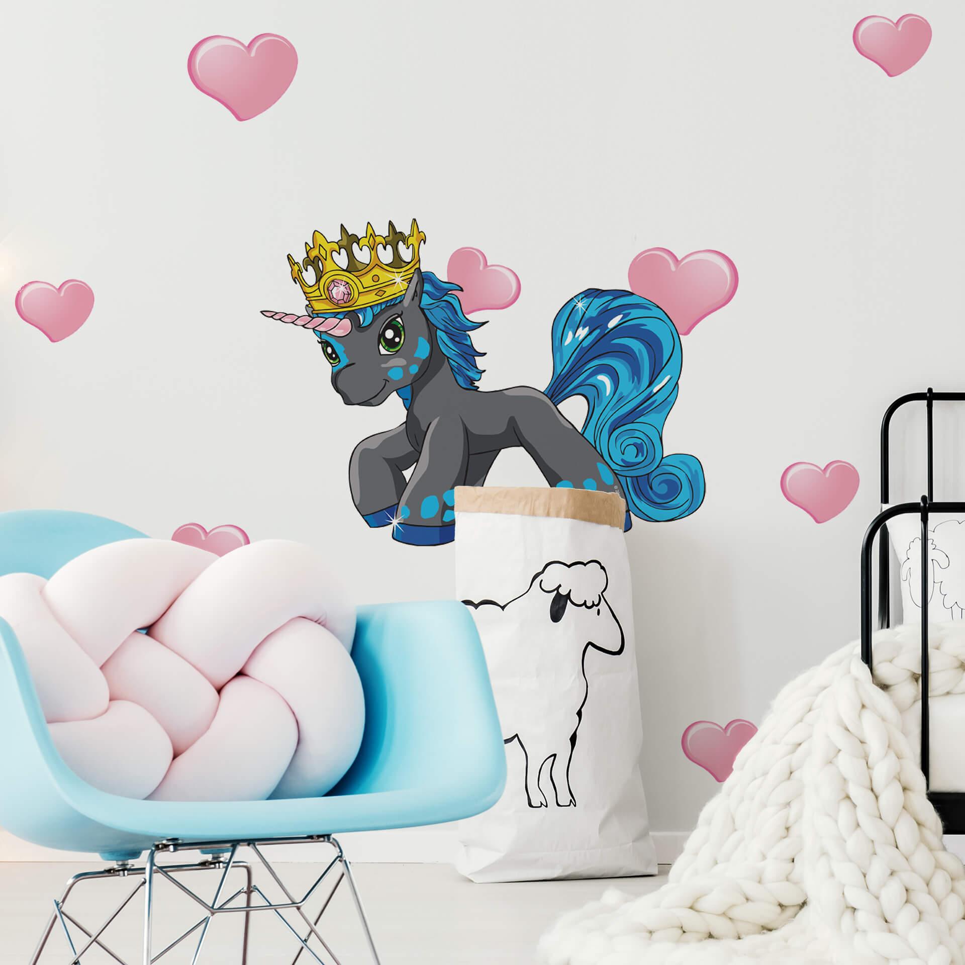 Wallsticker Filly Unicorn Romance Romeo