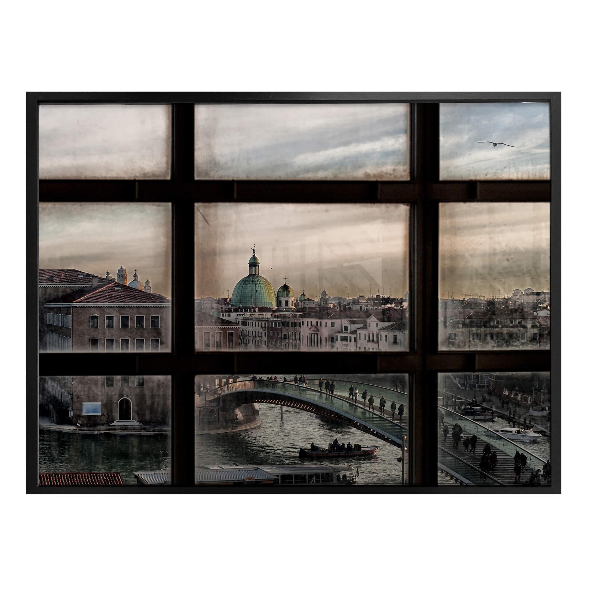 Póster Marini - Ventana en Venecia