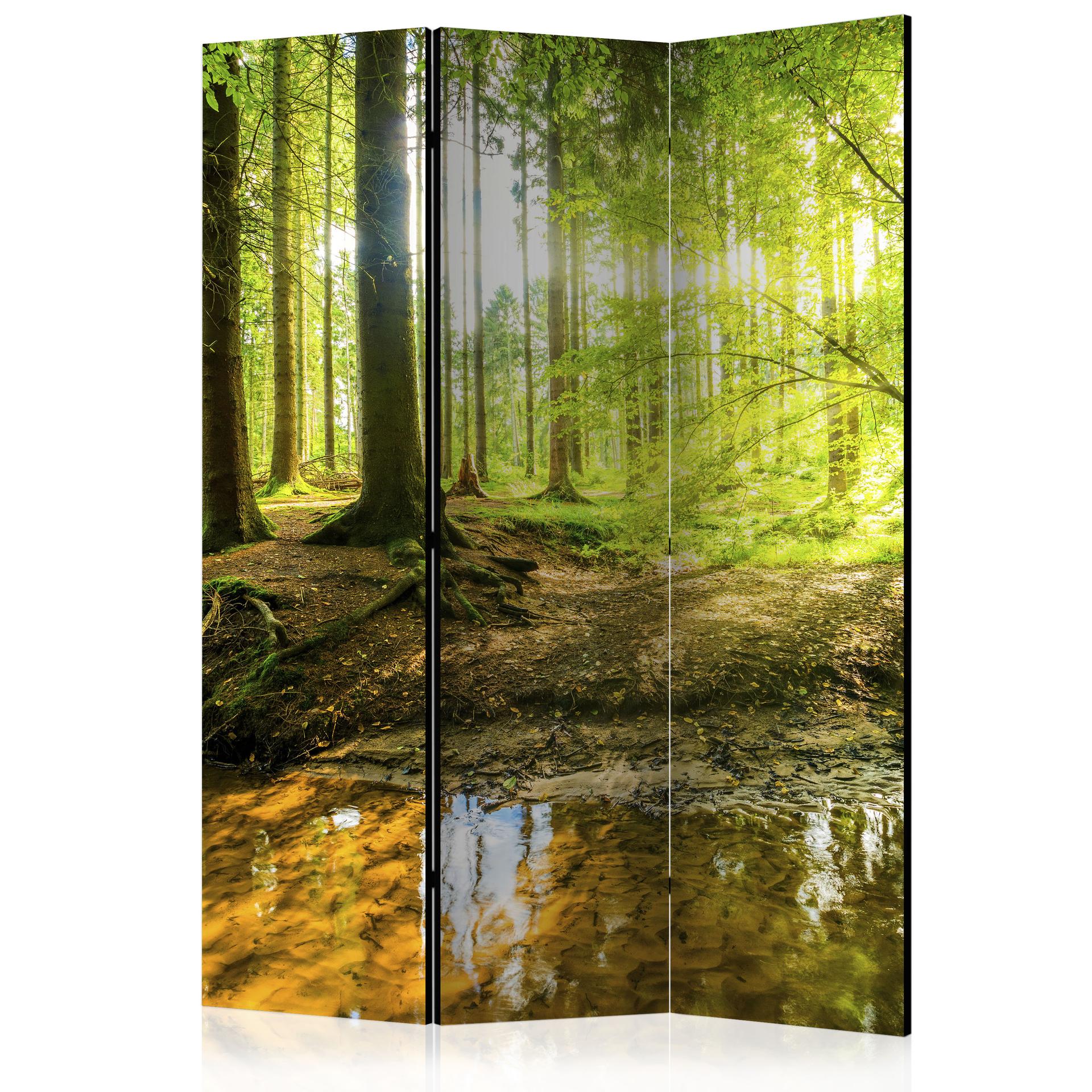 Screen room divider - Skovsø, 3-delt