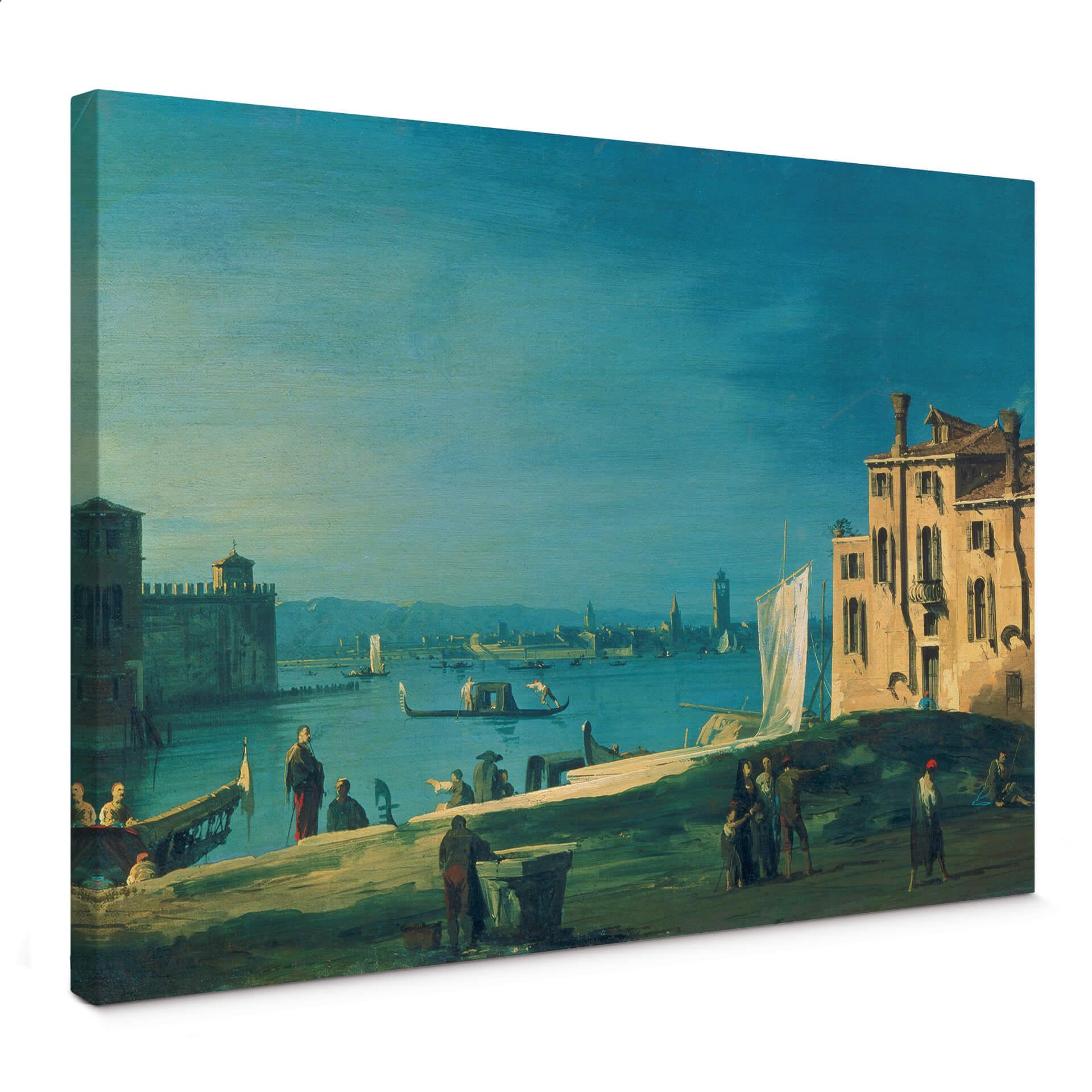 Canaletto - Udsigt over Murano fra øen San Pietro di Castello - Lærredsprint