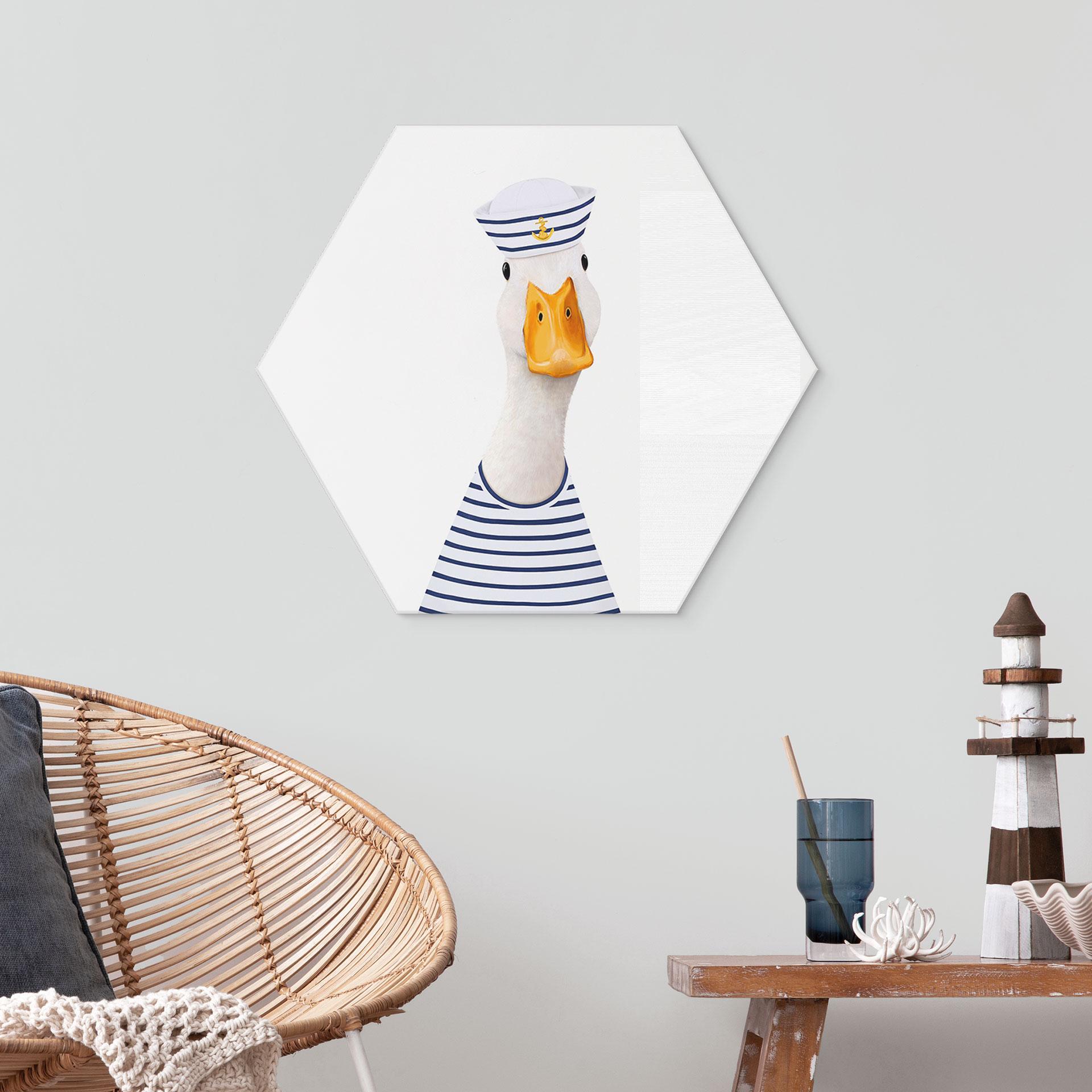 Billede Maritim Gås-Sømand Hexagon - Korenkova