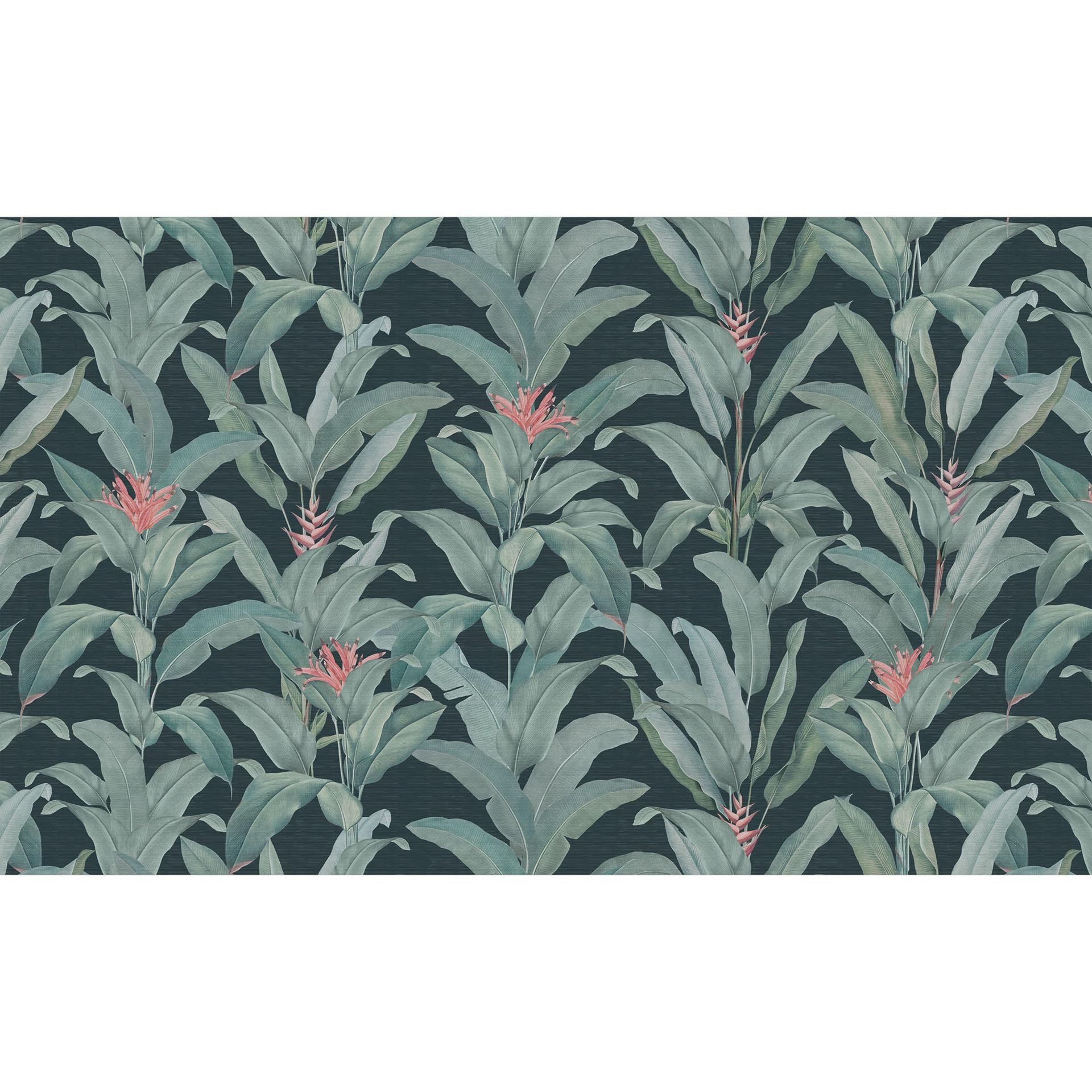 Jungle Planten - Stads Jungle Tropische Bladeren Groen Fotobehang - Bloeiendecoratie