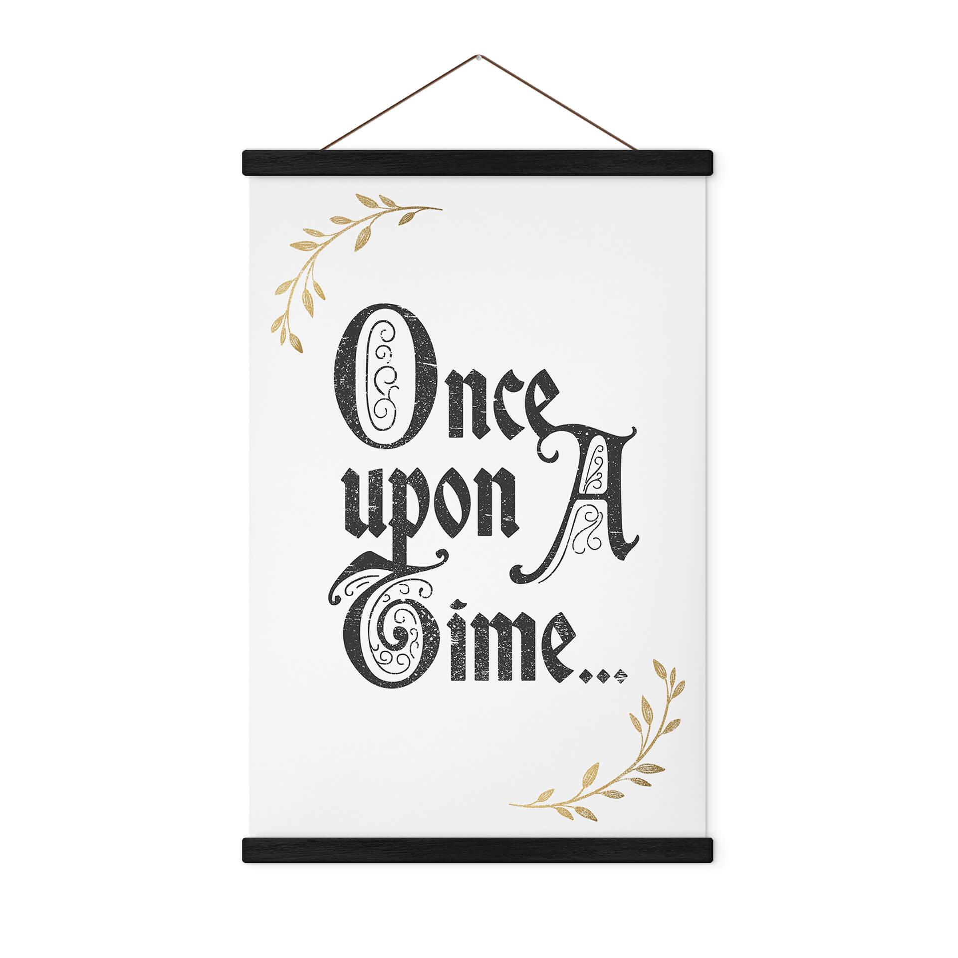 Tekstil plakat Once Upon a Time