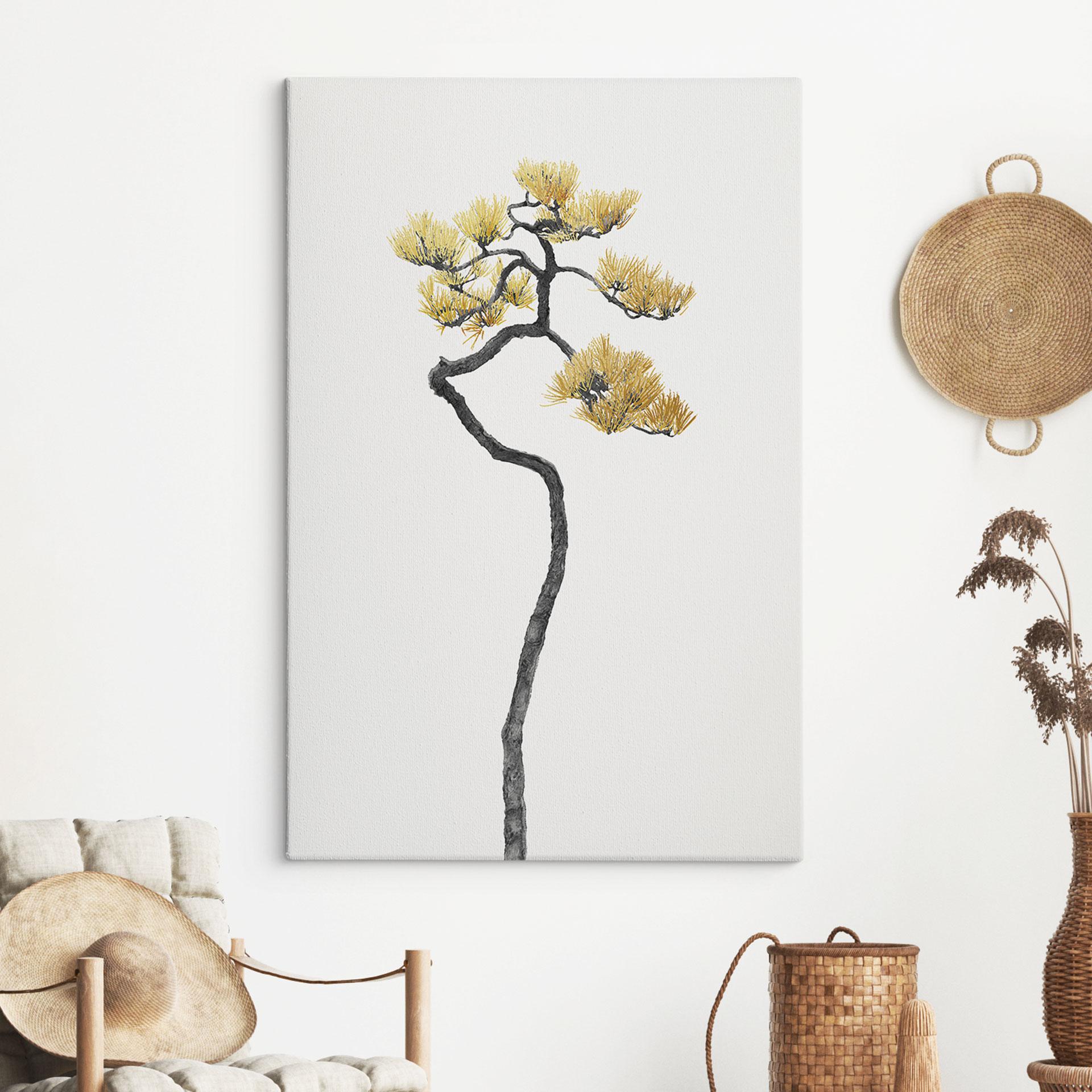 Lærredsprint - Bonsai i balance - Amini