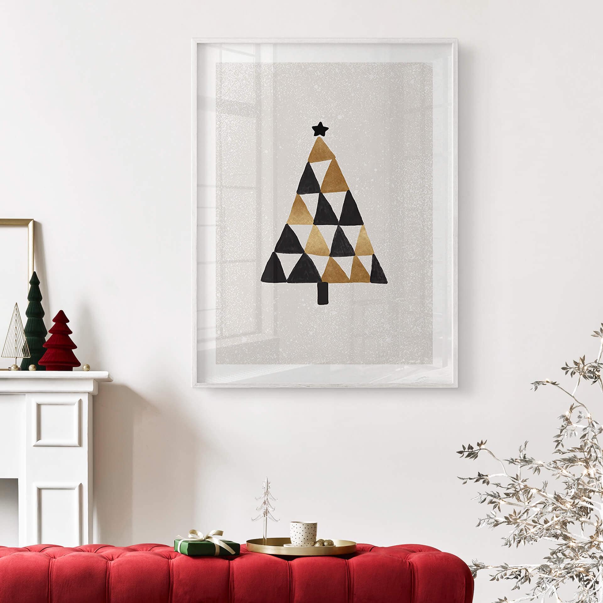 Plakat Orara Studio - Geometrical Christmas Tree