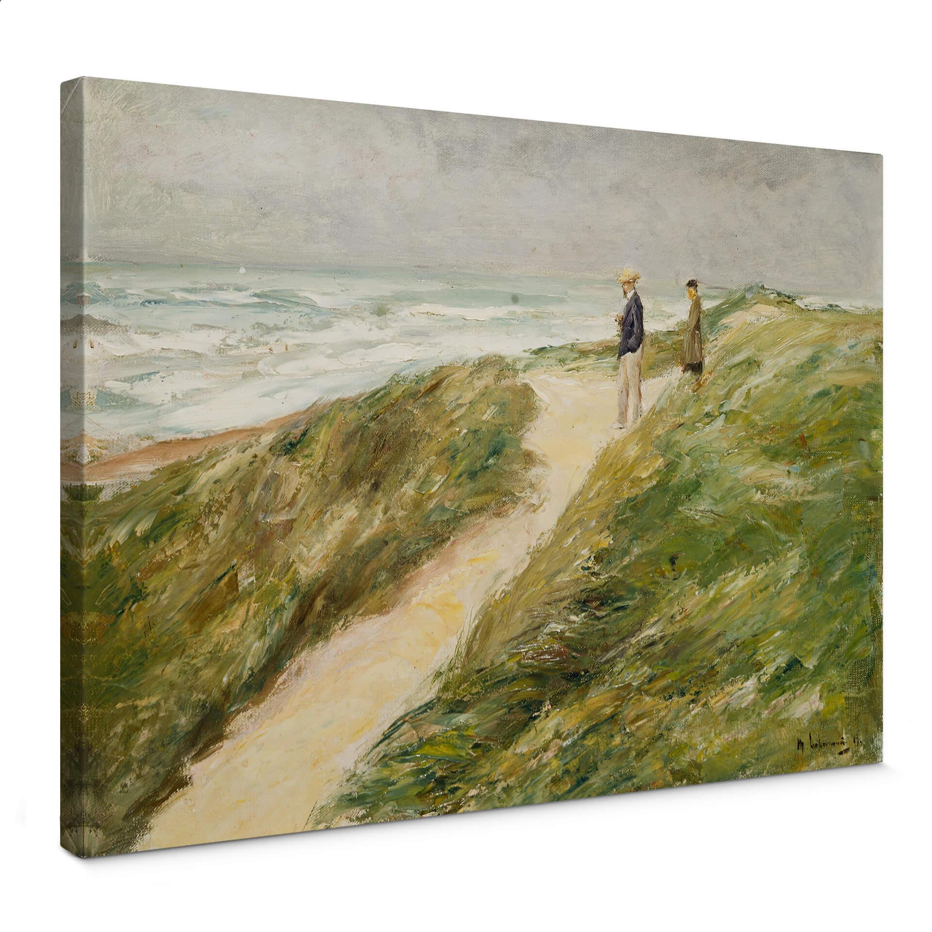 Liebermann Canvastavla - På stranden vid Katwijk