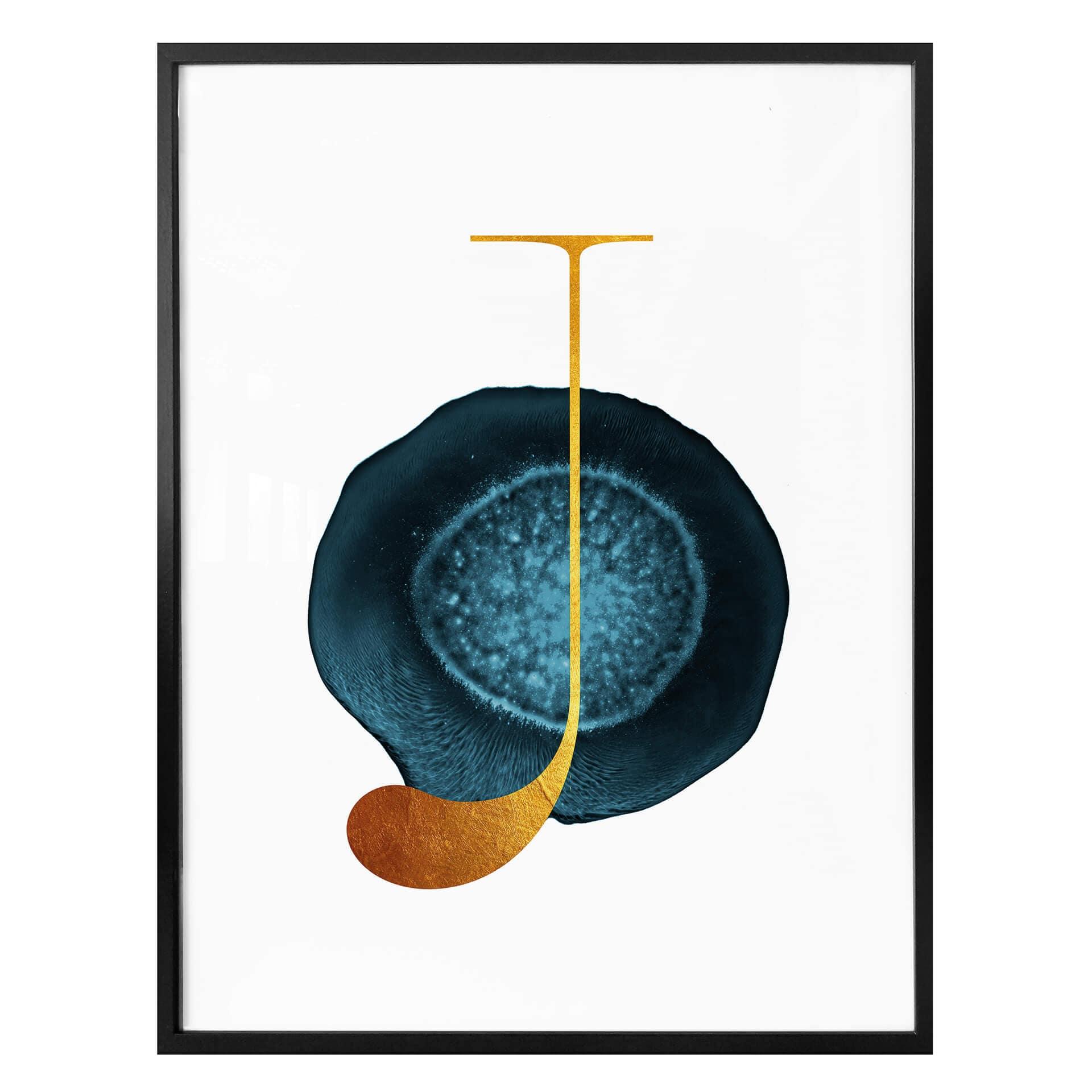 Affiche - Le J doré