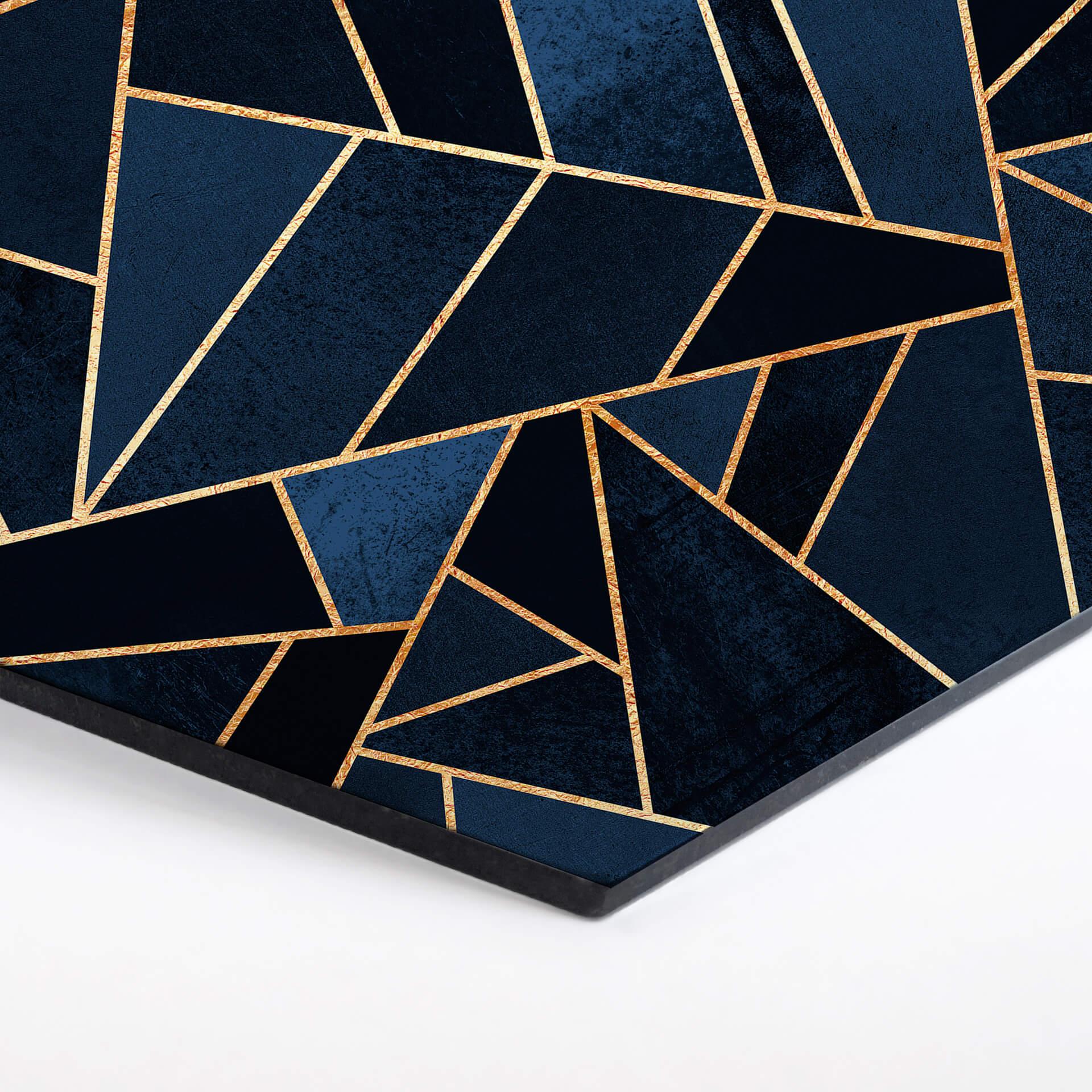Hexagon Dibond Fredriksson - Ocean Stones