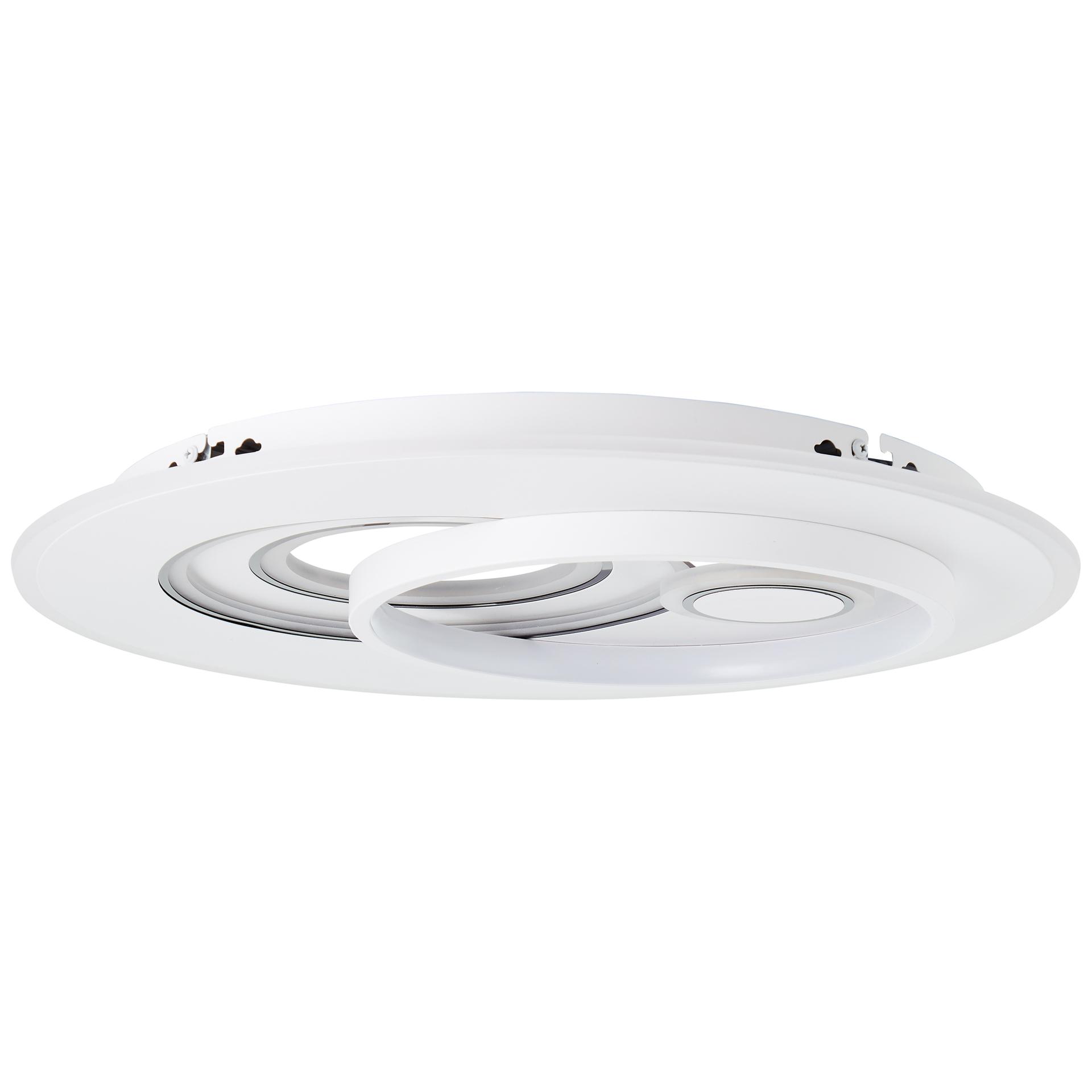 Deckenleuchte Haily, weiß, 49,5 x 6 cm, LED-Deckenleuchte, dimmbar