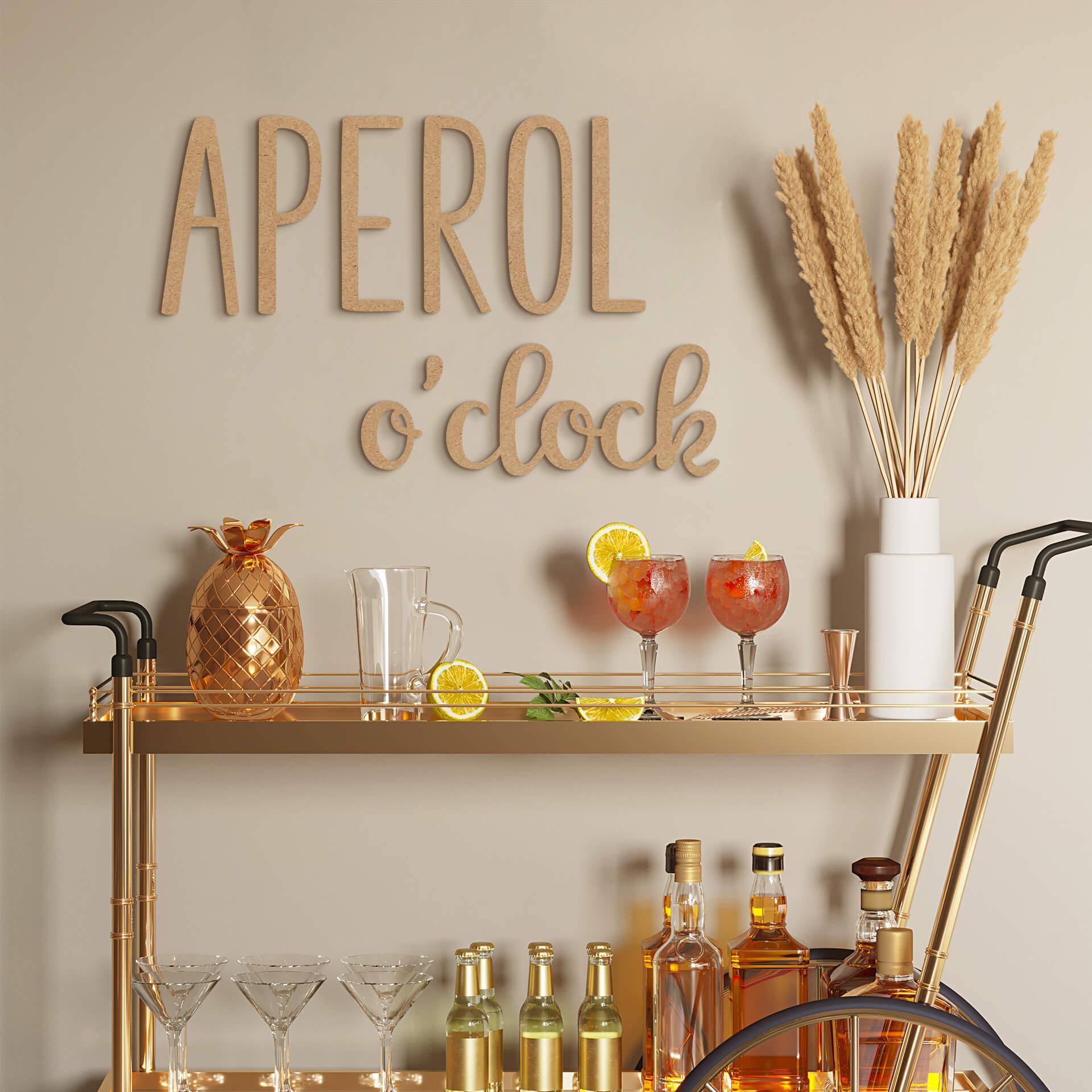 MDF-dekoration Aperol o'clock
