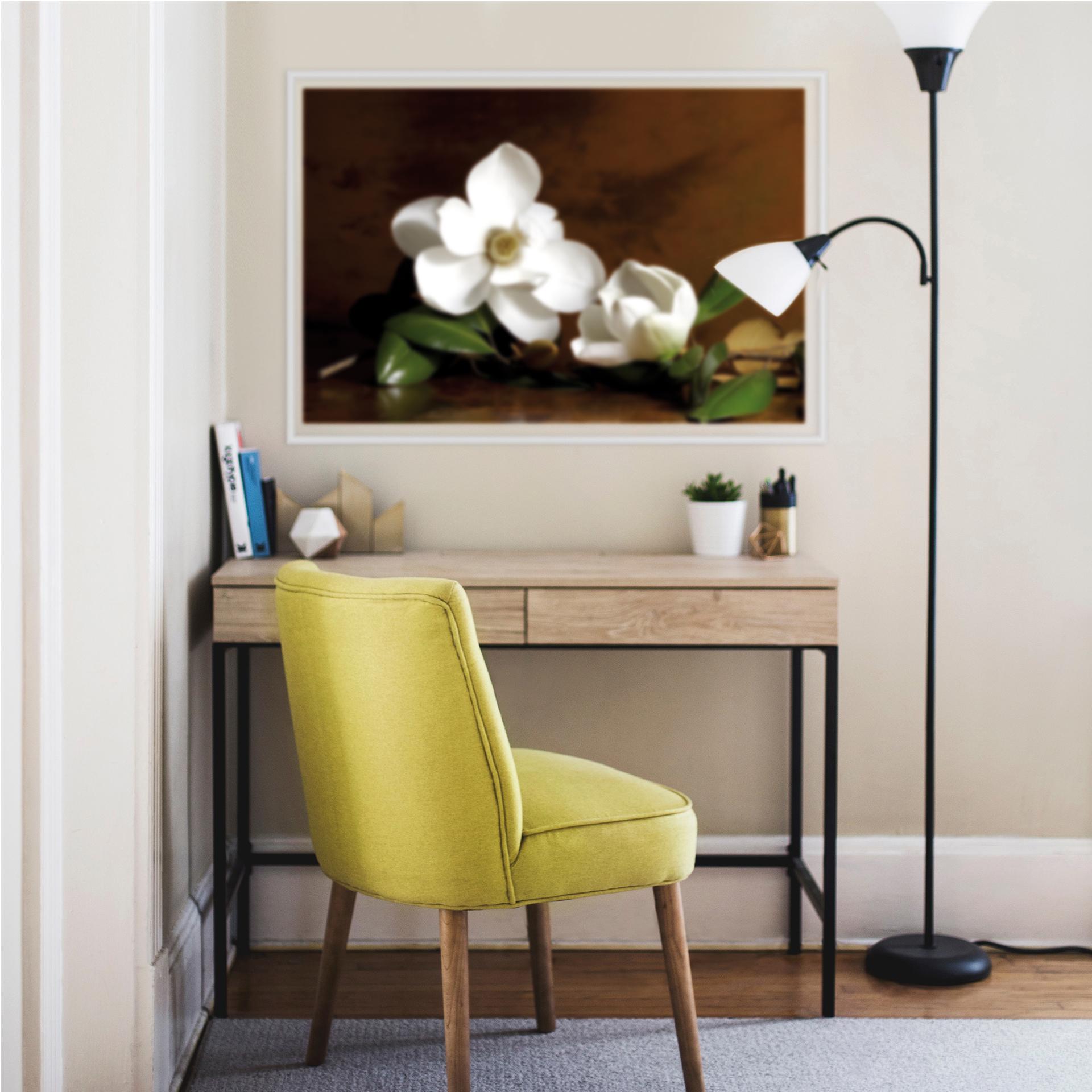Wallprint W - Magnolienzweig mit Blättern