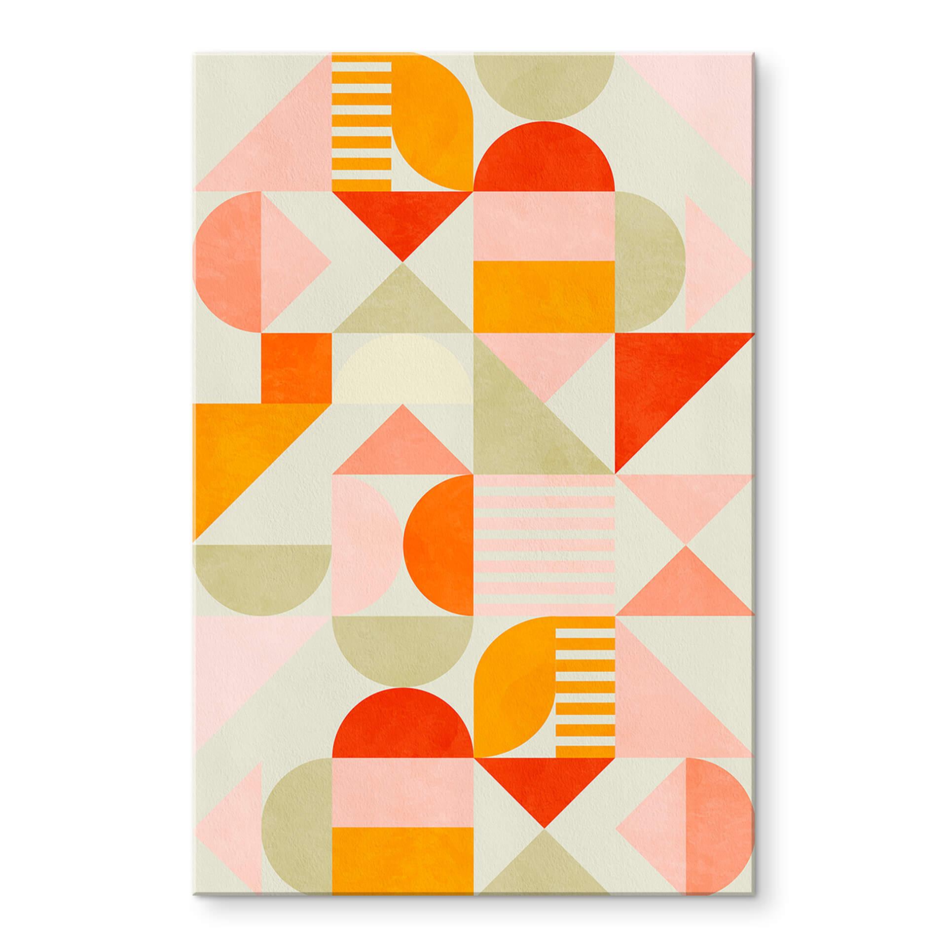 Akrylbillede Bré - Bauhaus Fun Pastel