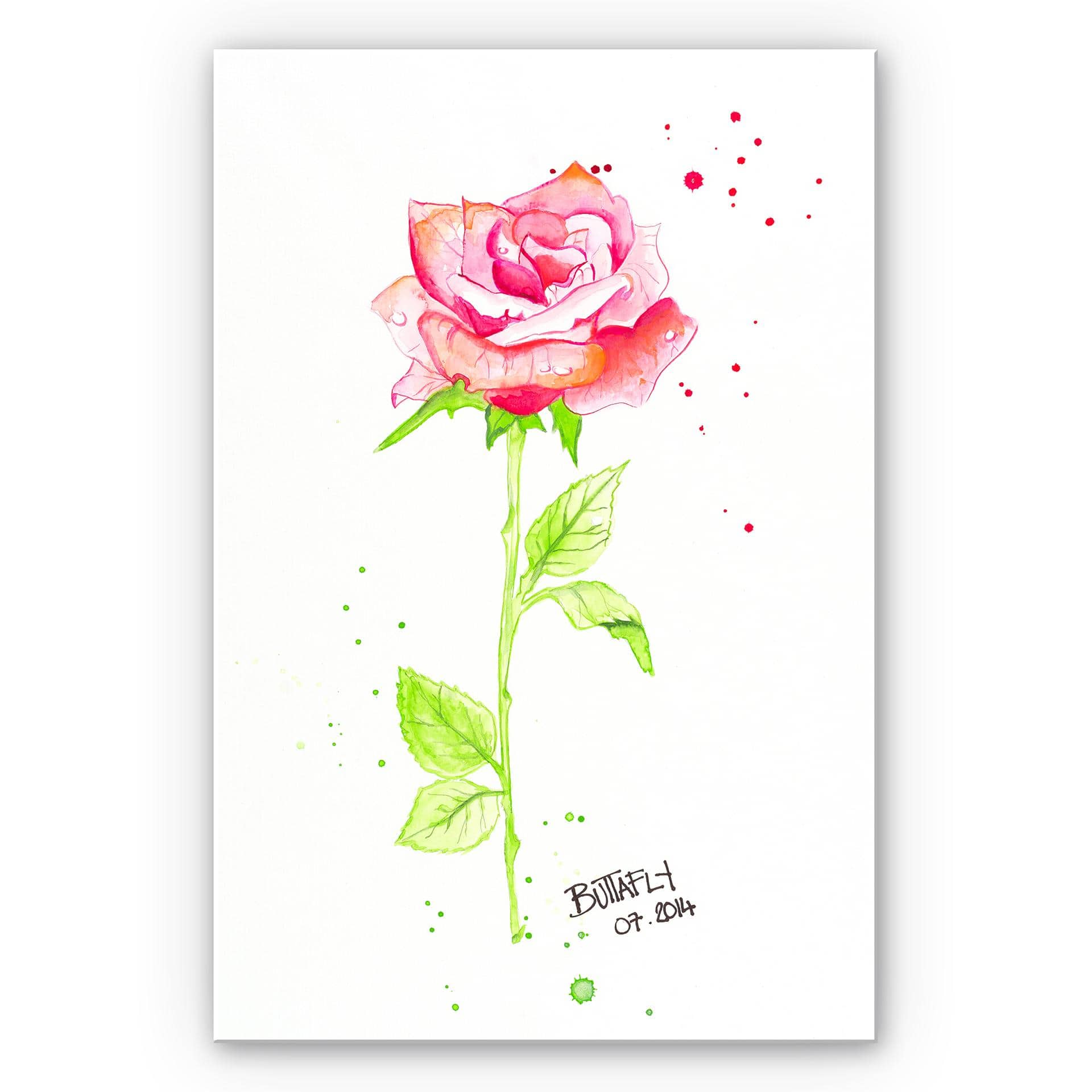 Tableau Forex - Buttafly - Rose