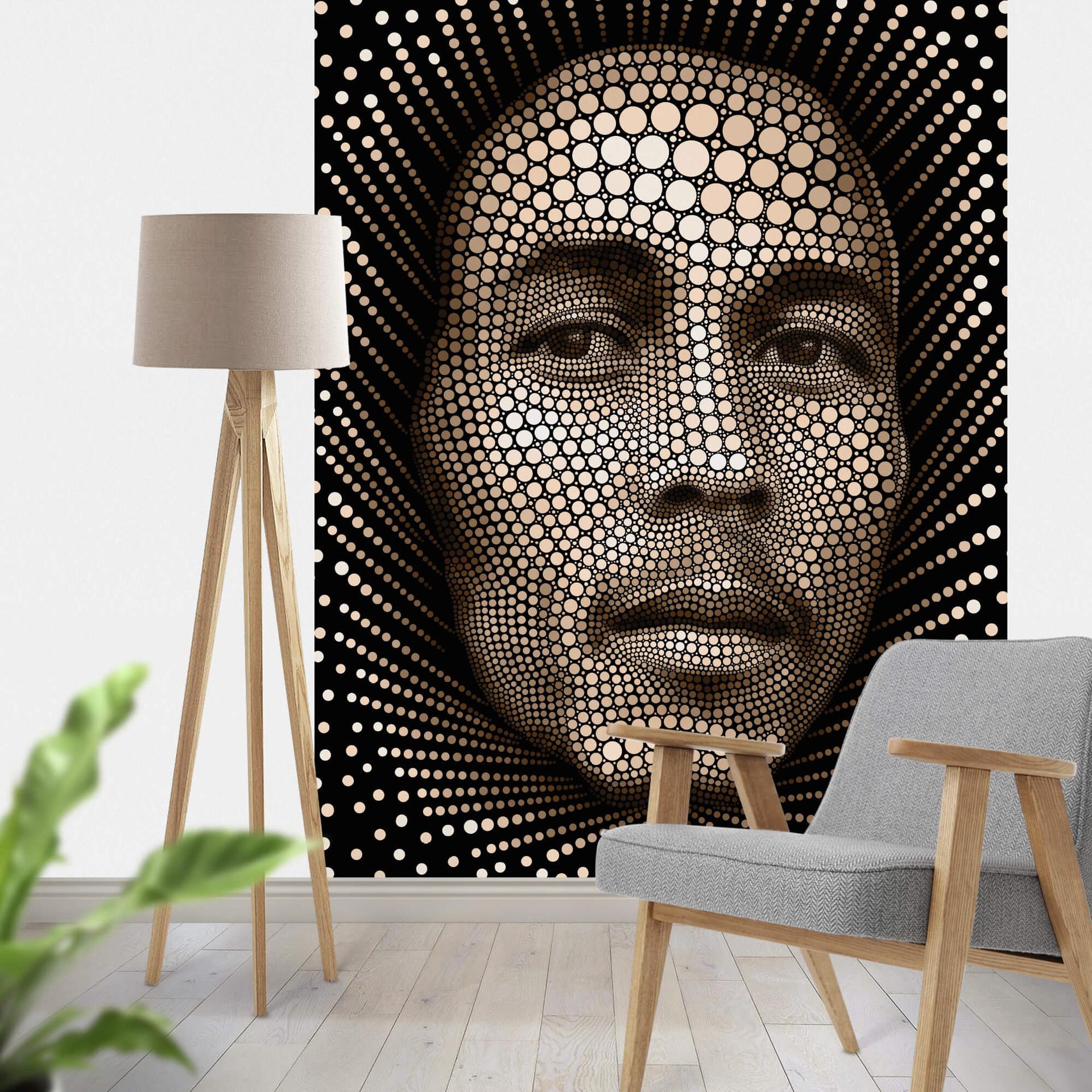 Fototapet - Ben Heine - Circlism - Bob Marley