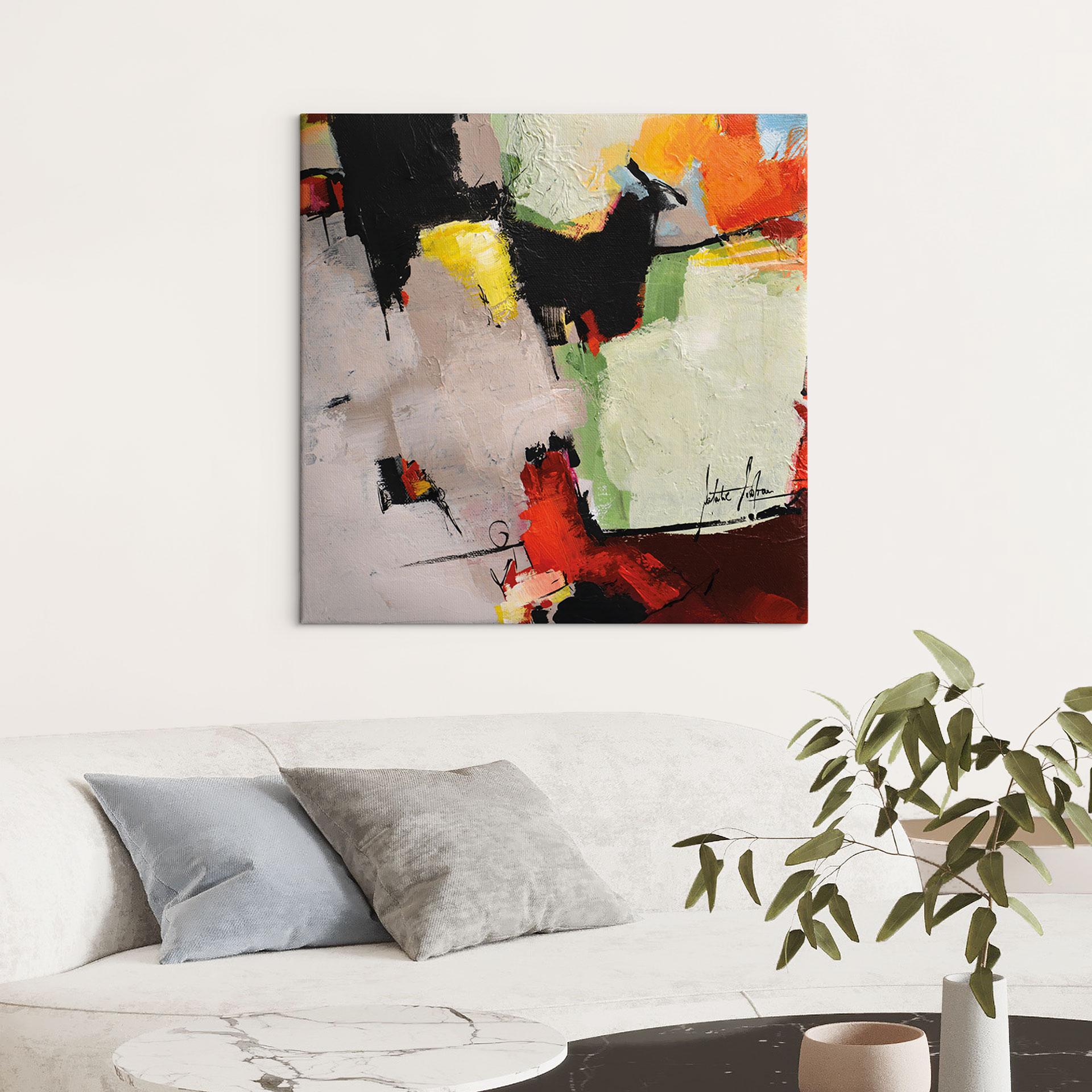 Canvasbillede Former og struktur - Fedrau