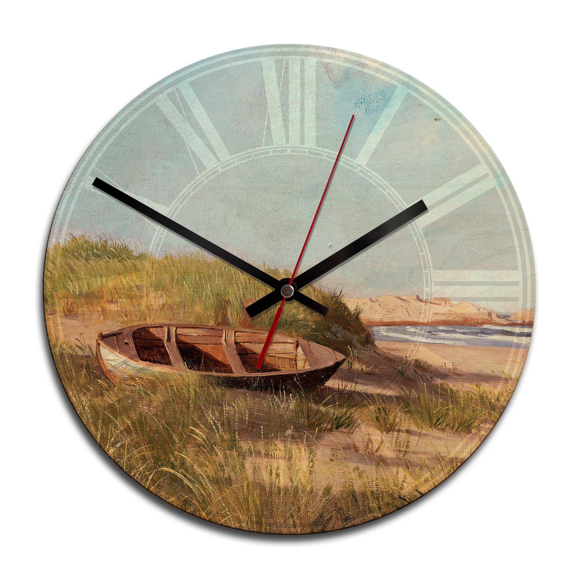 Horloge murale en bois - Silva - Sur la plage