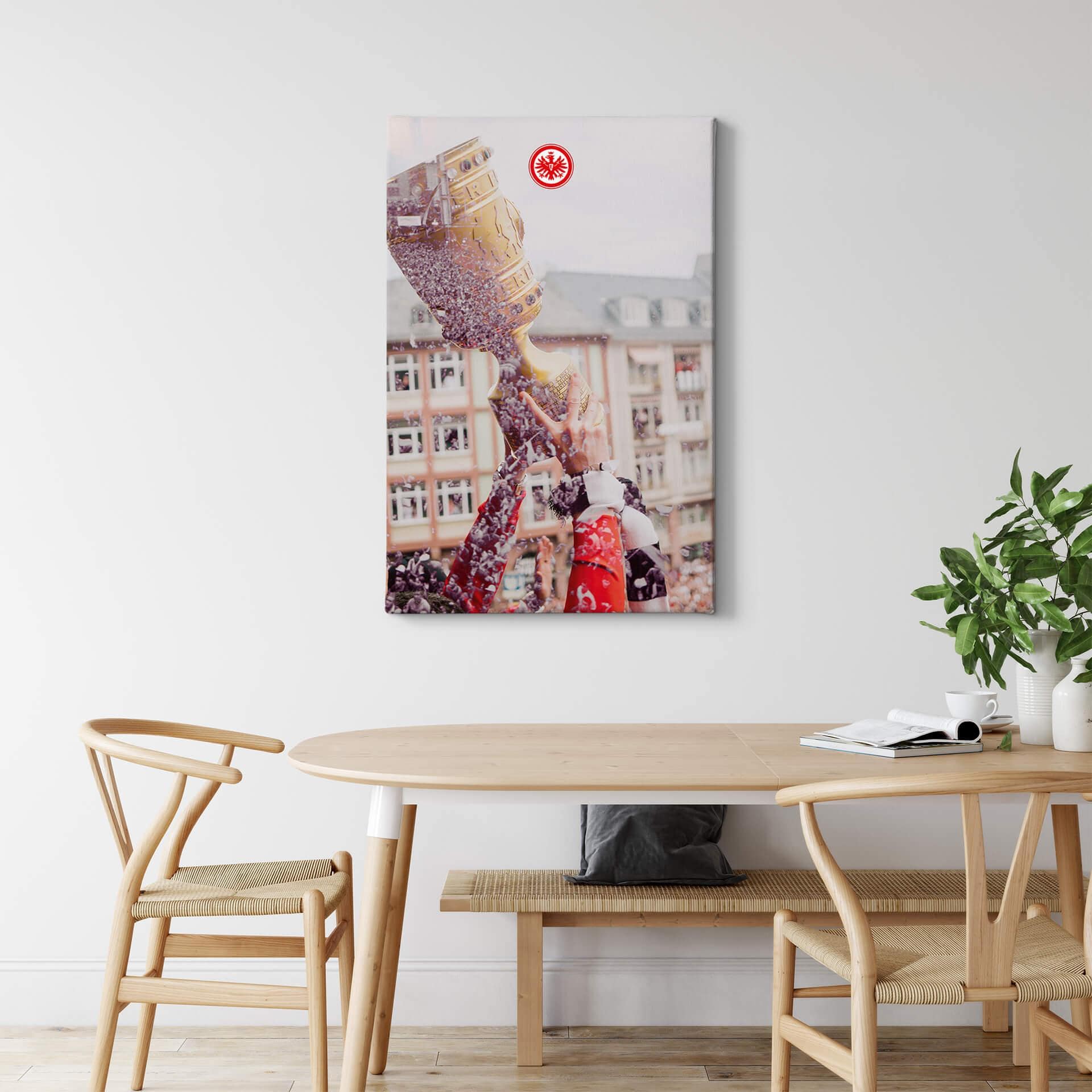 Leinwandbild Eintracht Frankfurt - Pokalsieger 2018