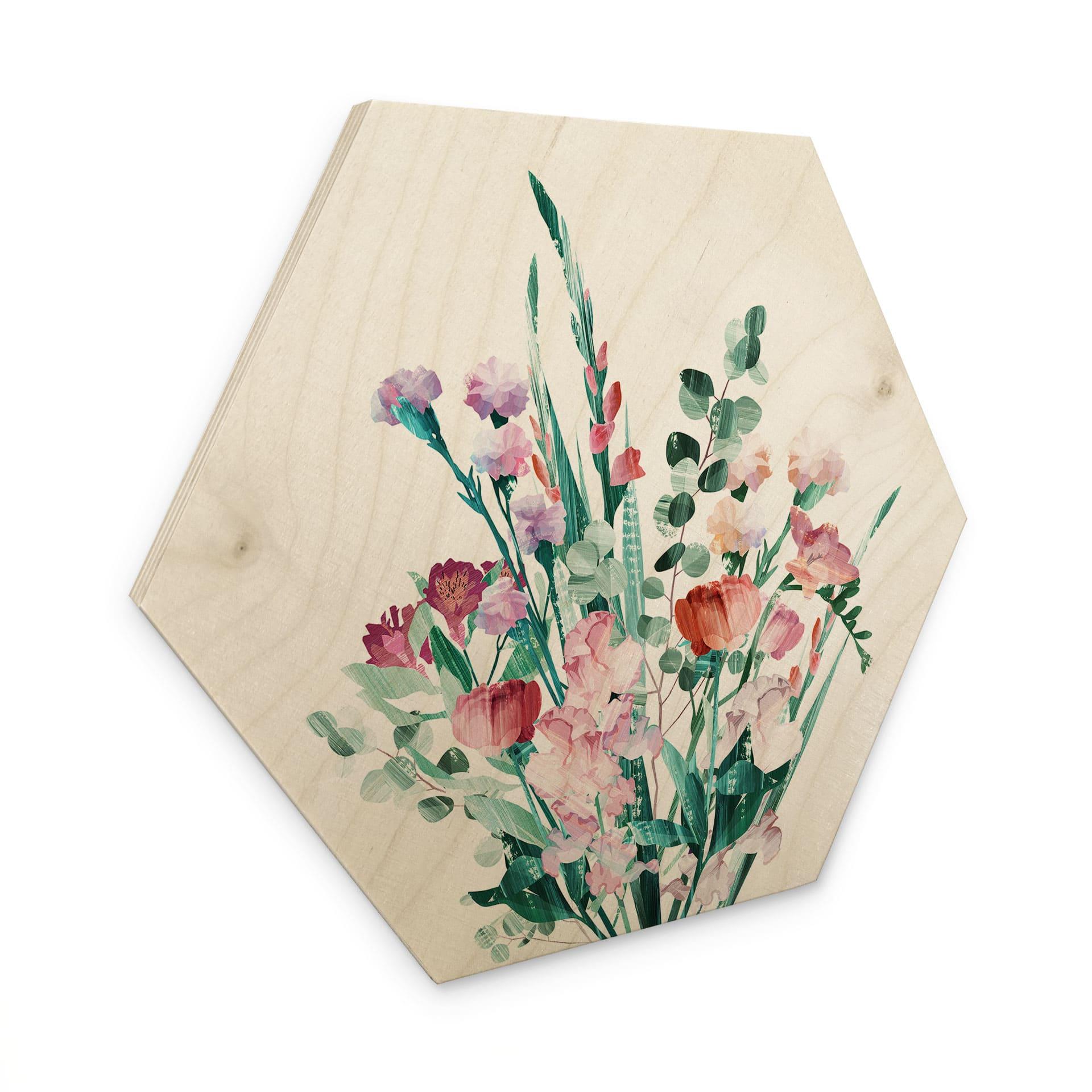 Billede af træ med vilde blomster i foråret - Goed Blauw