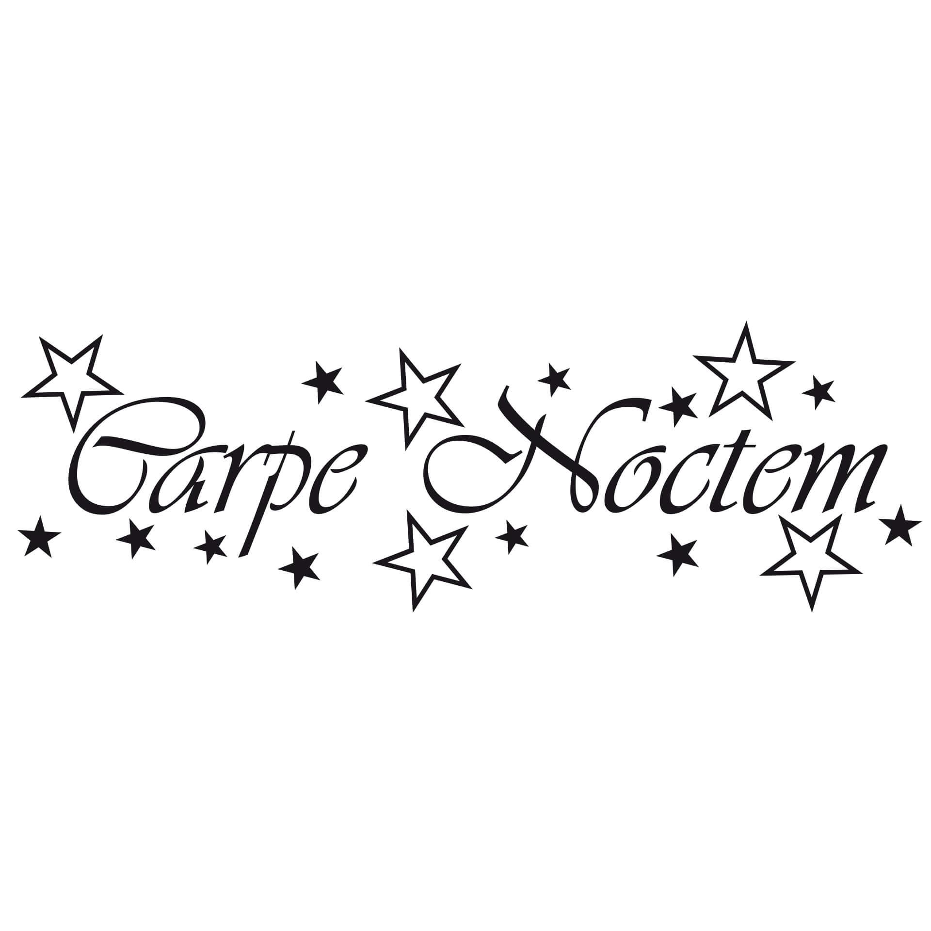 Adesivo murale - Carpe Noctem 1
