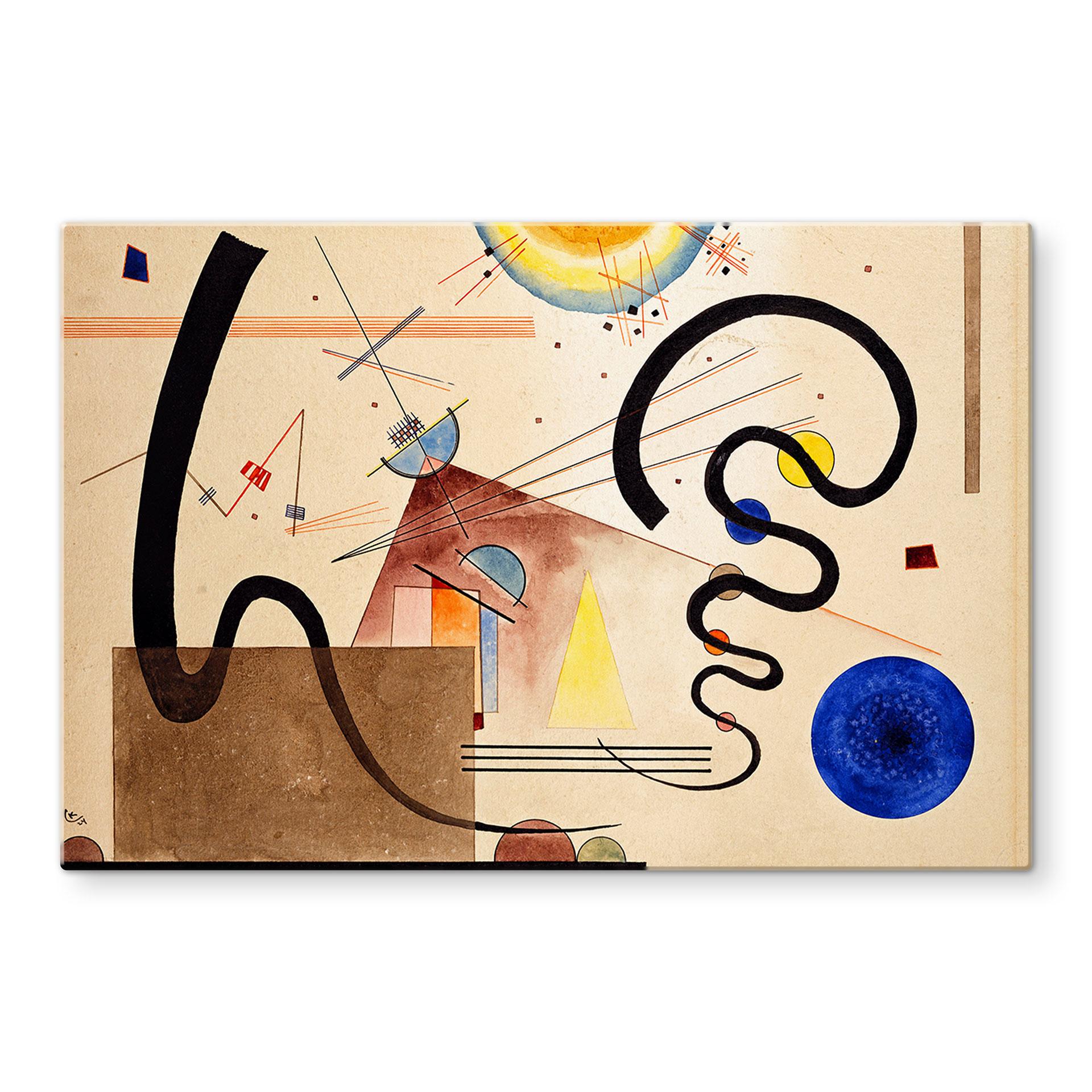 Stænkplade - Kandinsky - To bevægelser