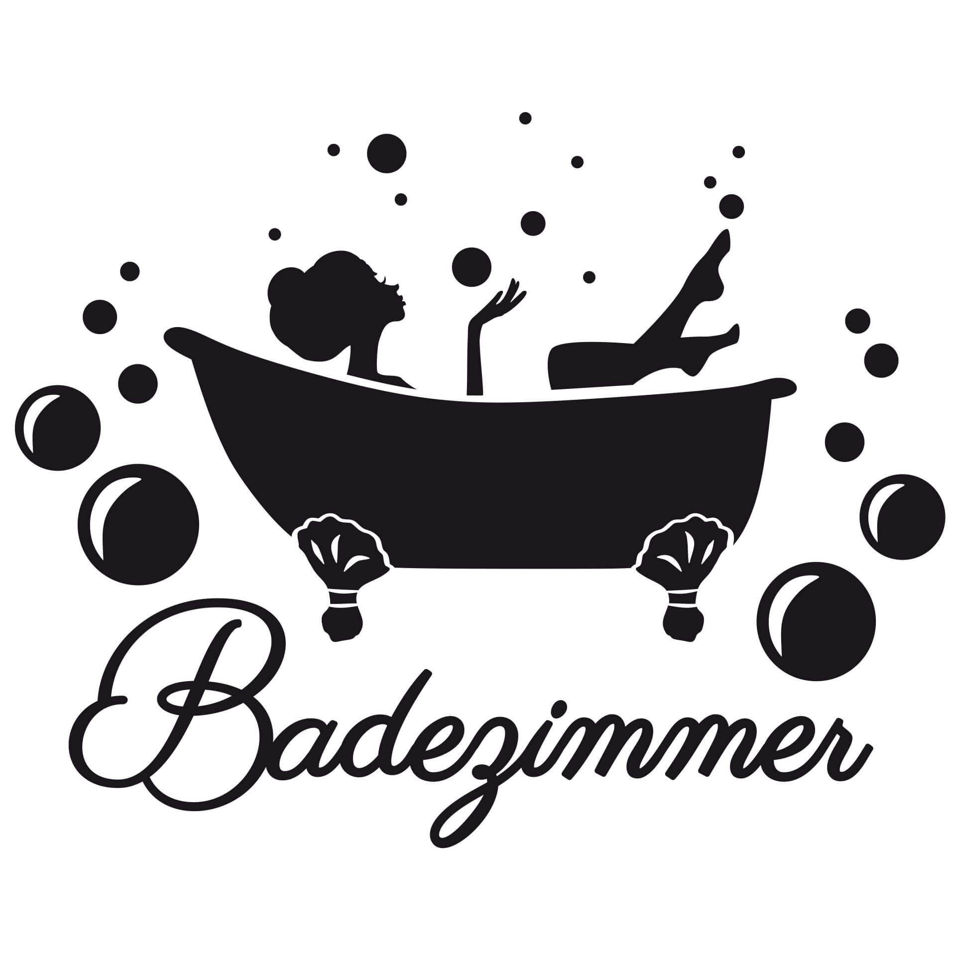 Wandtattoo Badezimmer 01