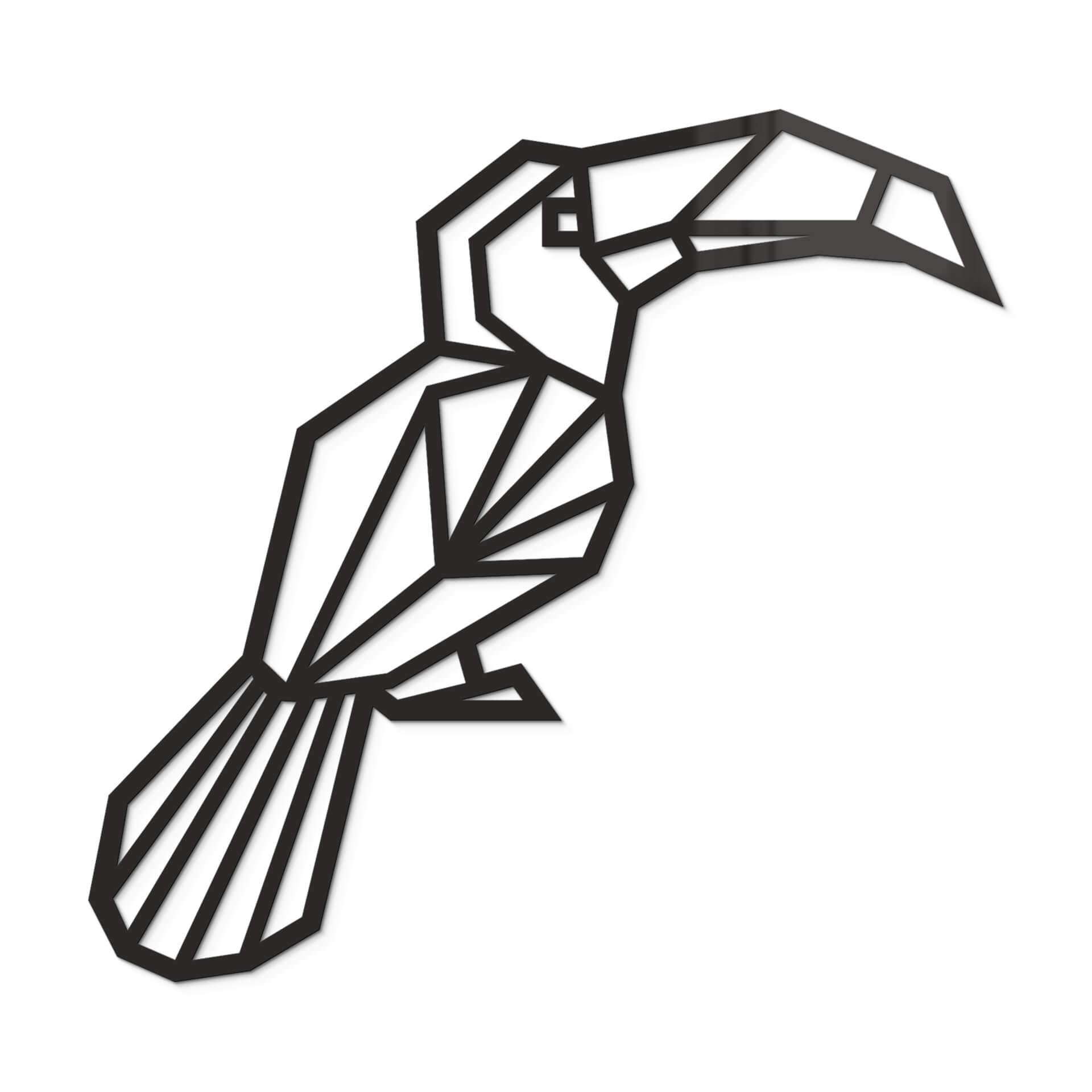 Decoro in acrilico origami - Tucano
