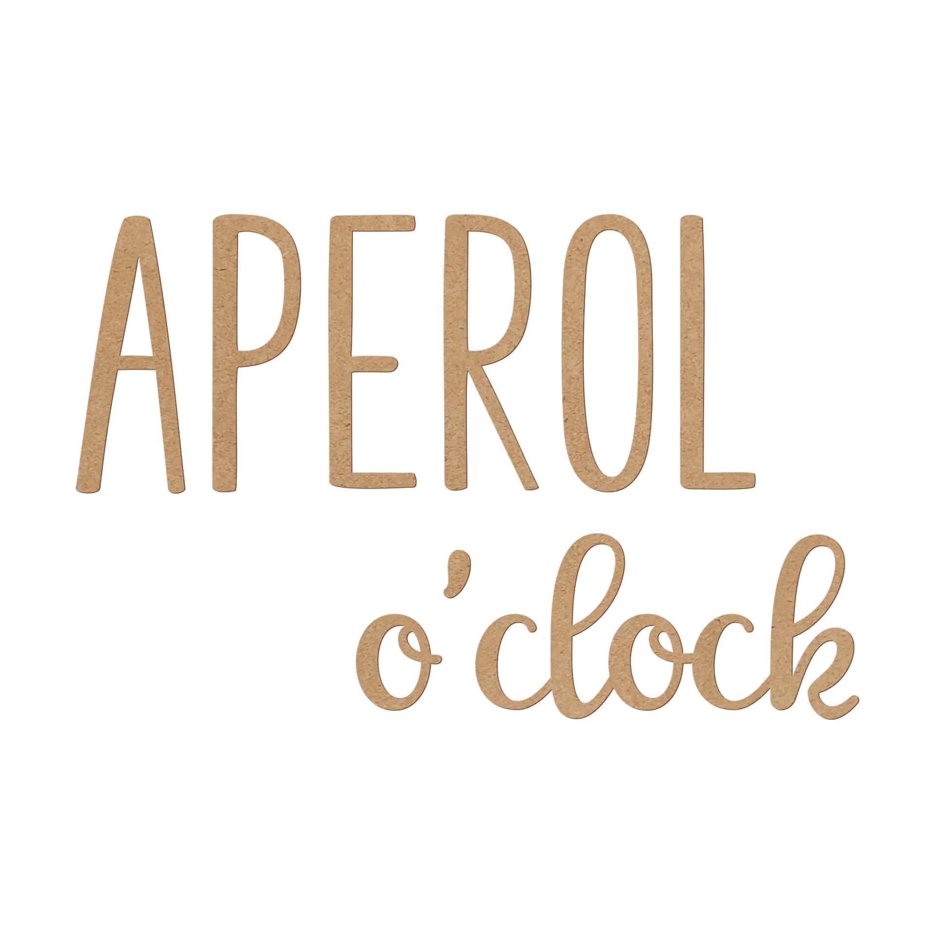 MDF Decoratie Aperol o'clock