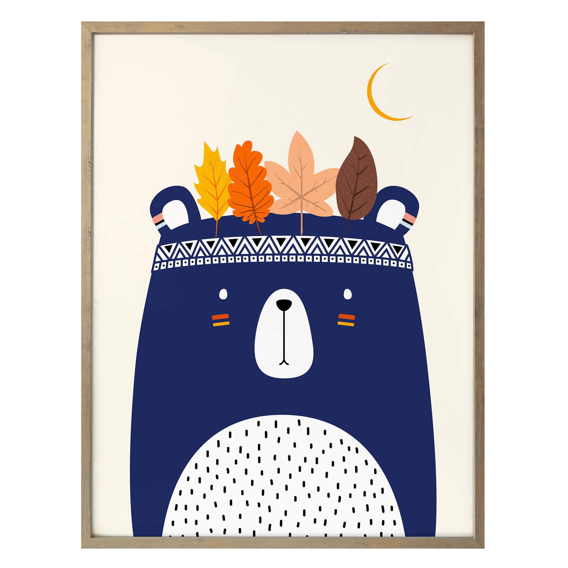 Plakat - Kubistika - Lille indianer
