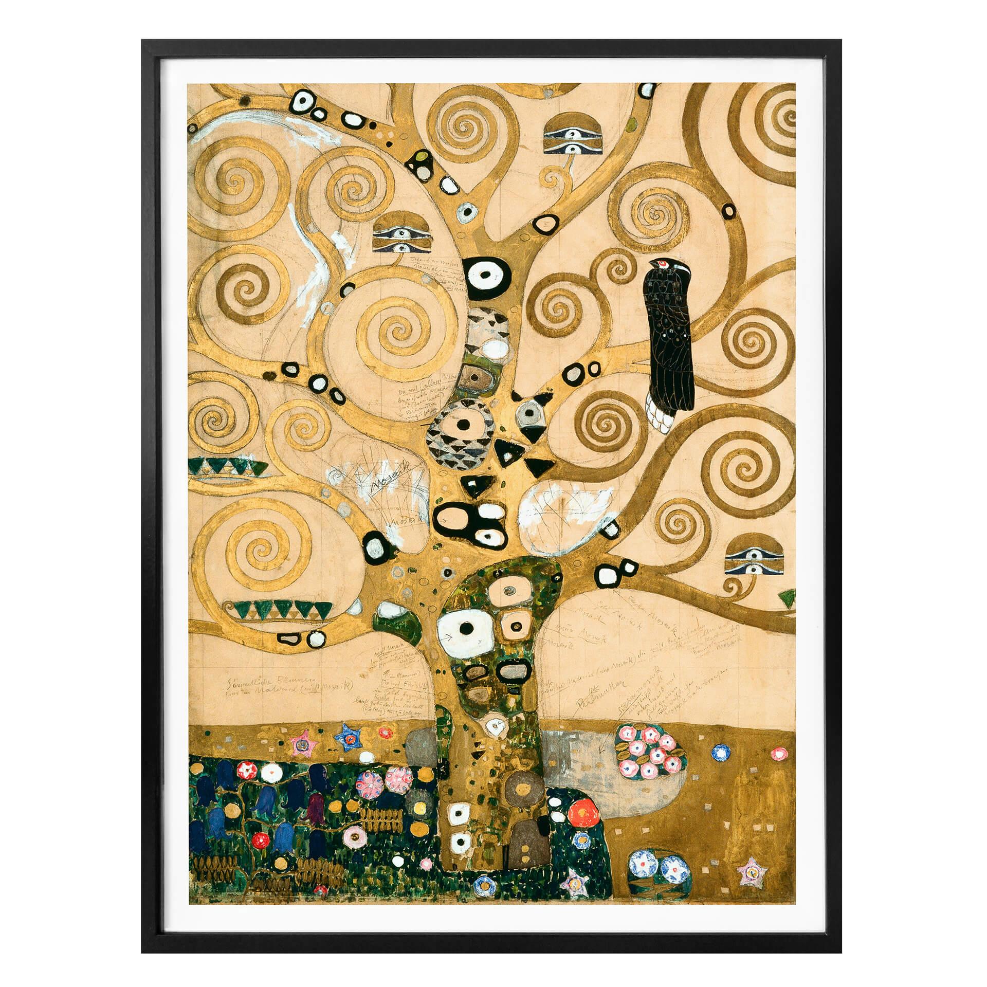Plakat - Klimt - Livets træ