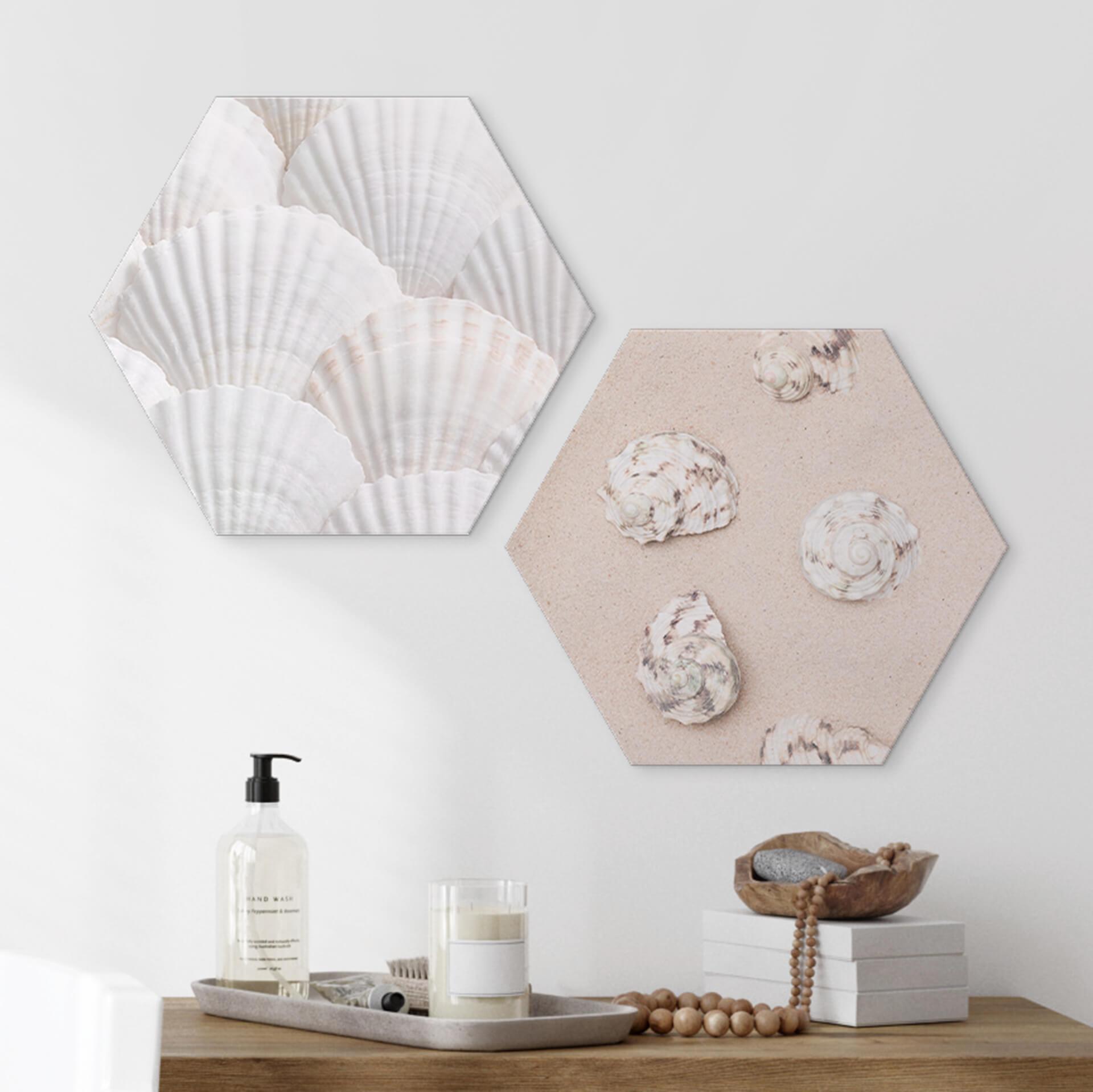 Hexagon Dibond 1X Studio - At the Beach