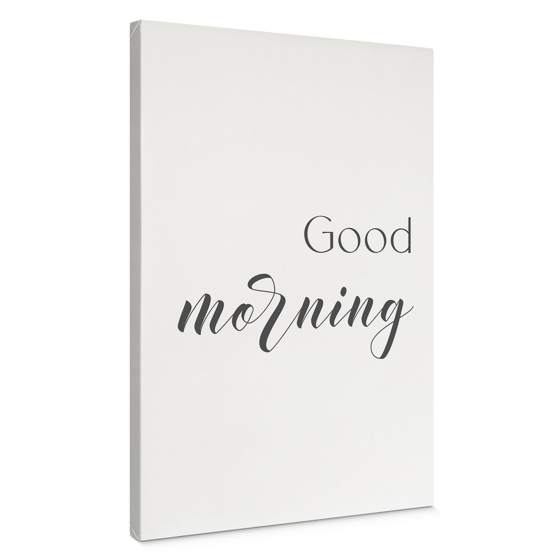 Lærredsprint - Good morning