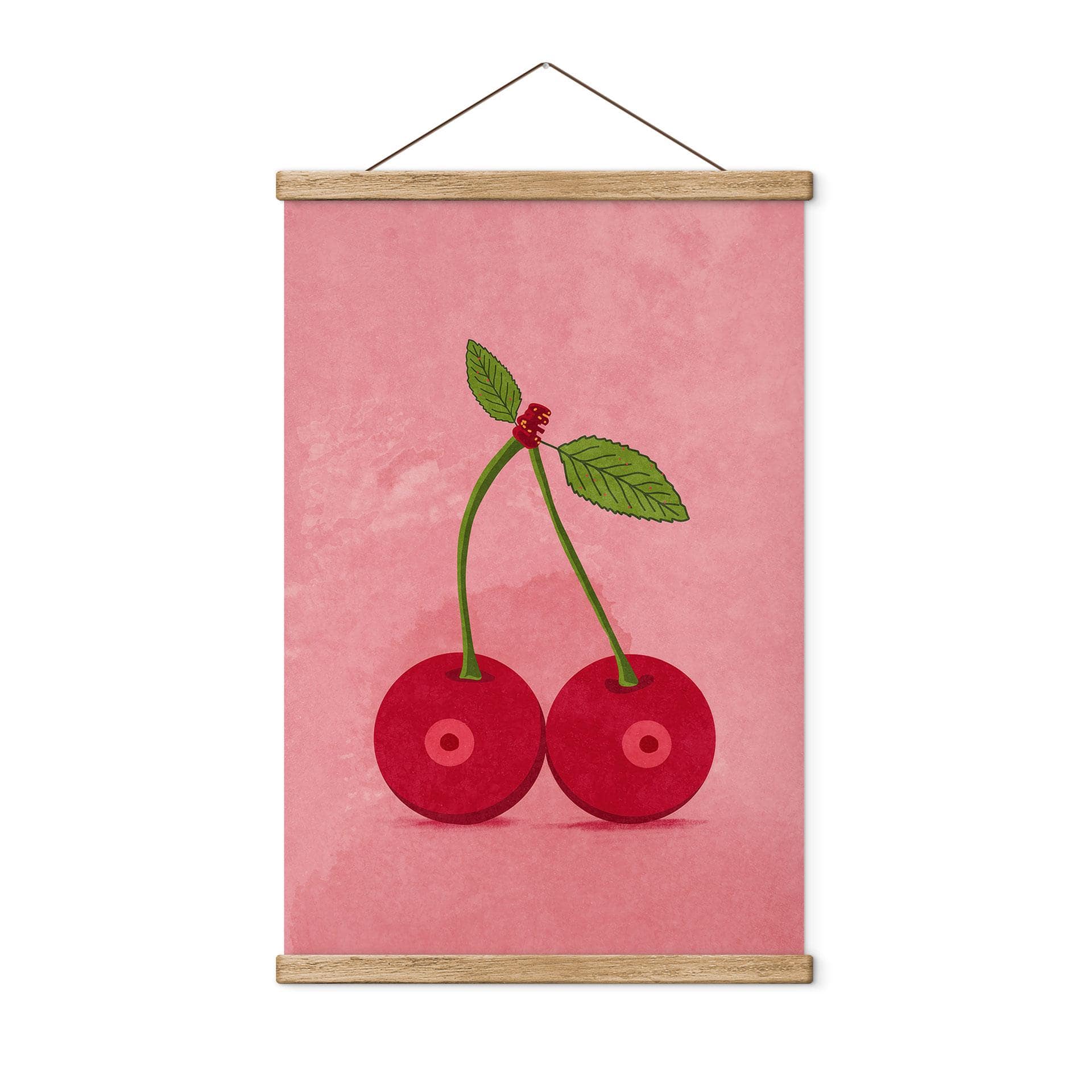 Tekstil plakat sensuelle kirsebær - Oltmanns